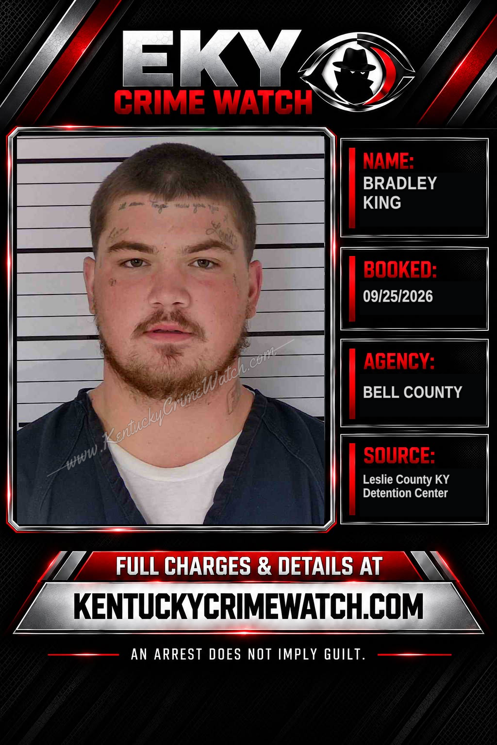 BRADLEY KING booking image