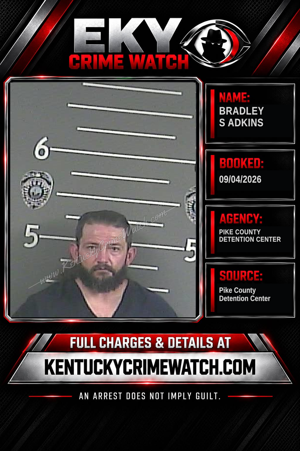 BRADLEY S ADKINS booking image