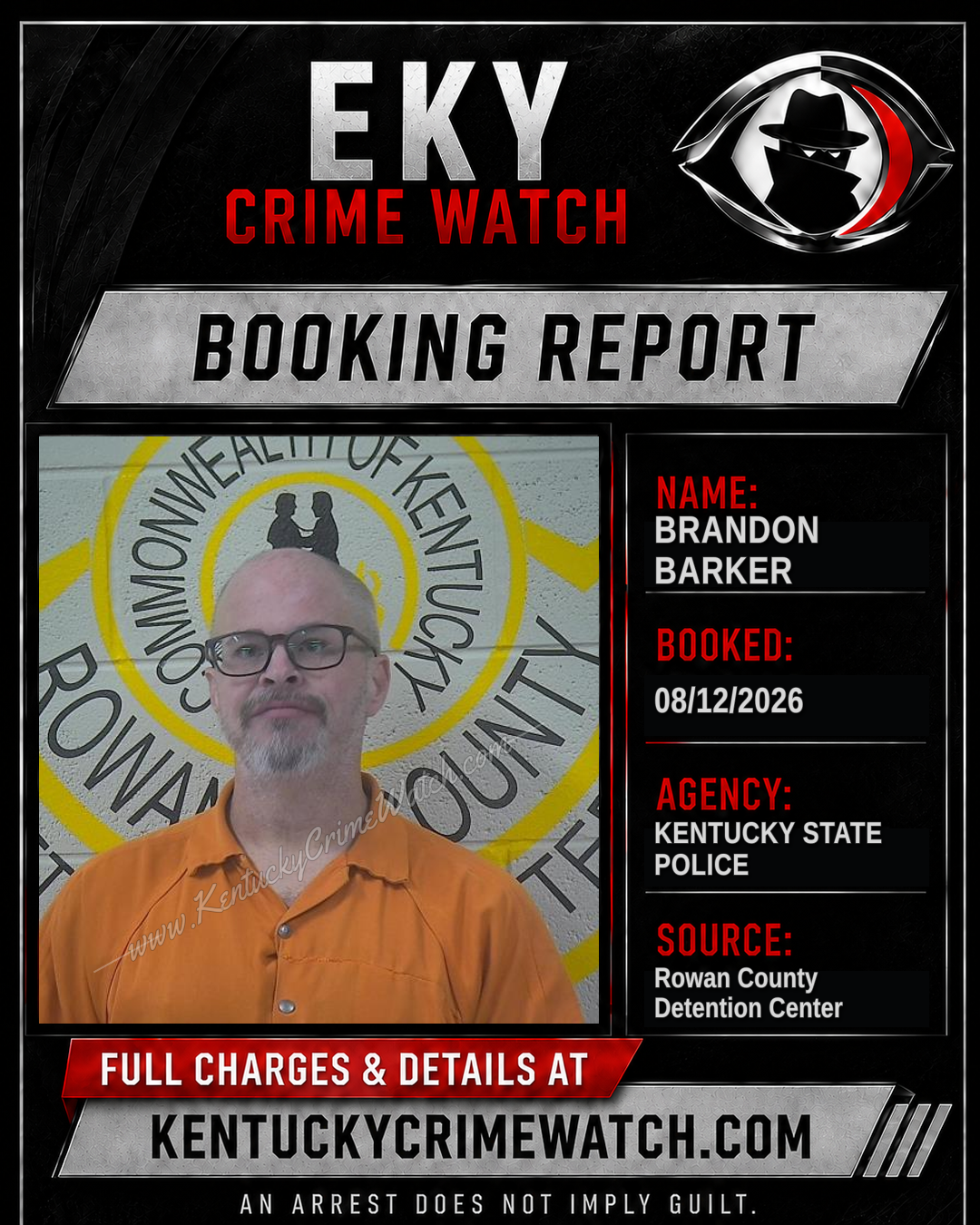 BRANDON BARKER booking image
