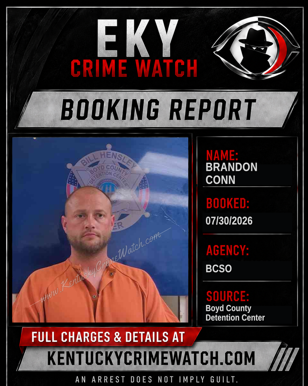 BRANDON CONN booking image