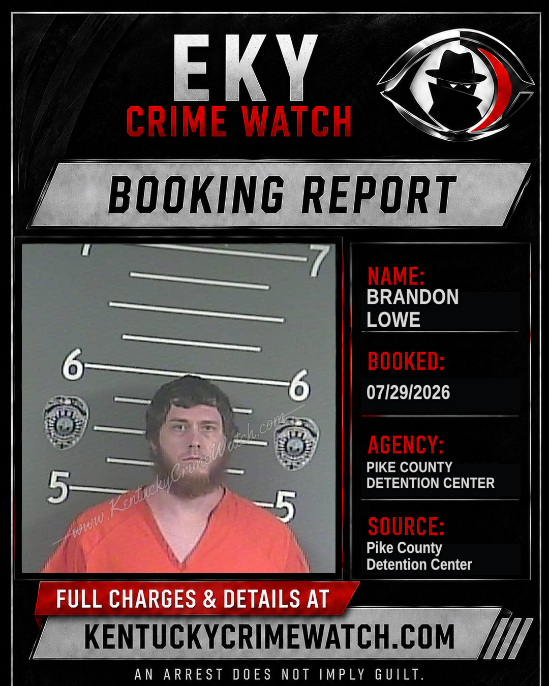BRANDON LOWE booking image