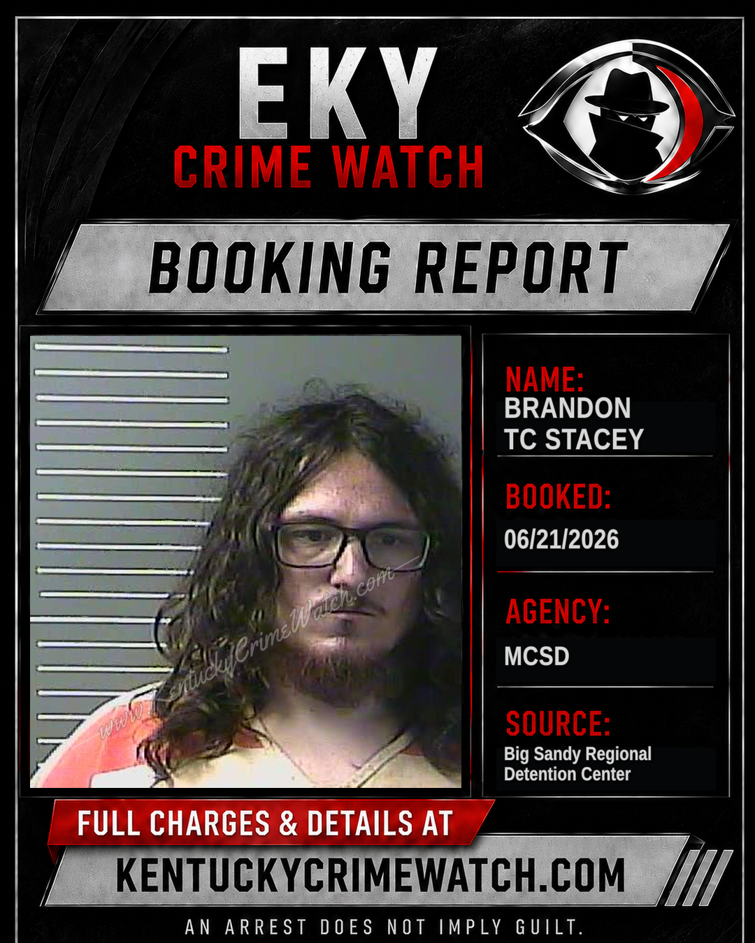 BRANDON TC STACEY booking image