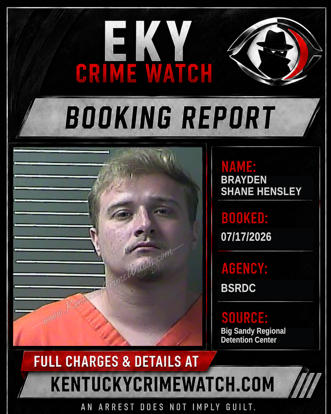 BRAYDEN SHANE HENSLEY booking image