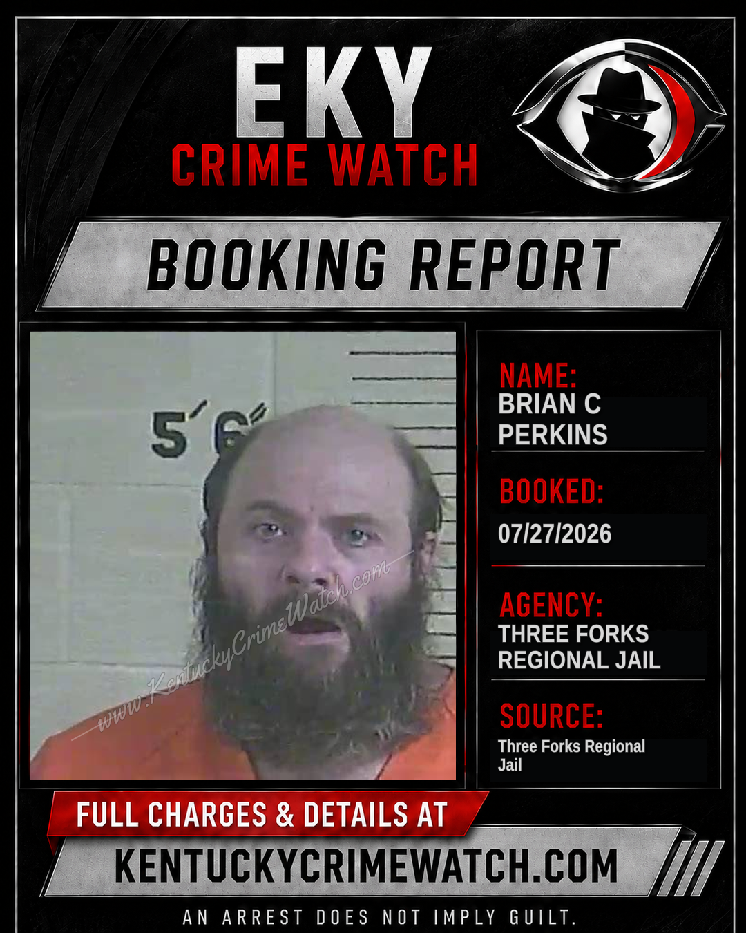 Brian C Perkins booking image