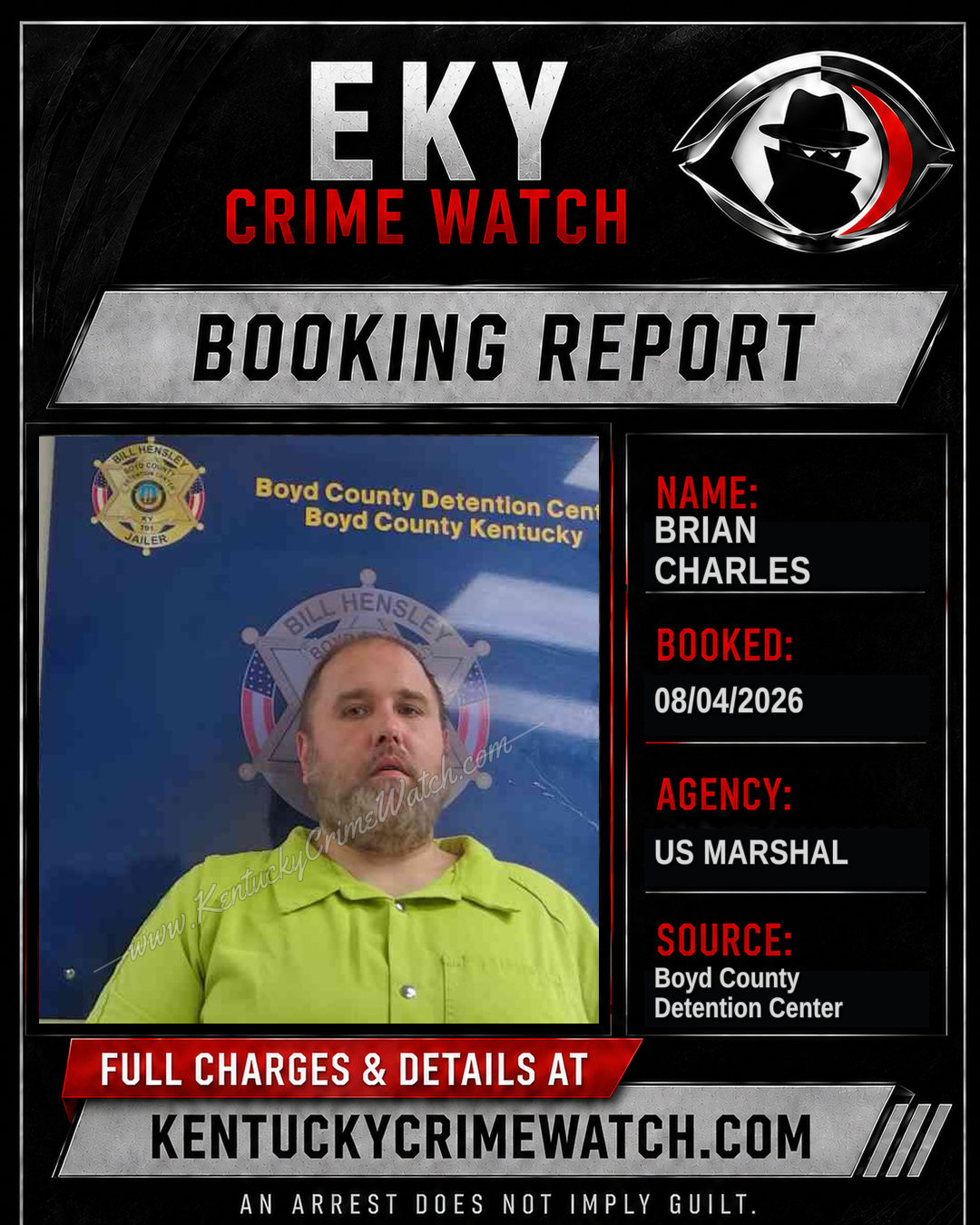 BRIAN CHARLES booking image