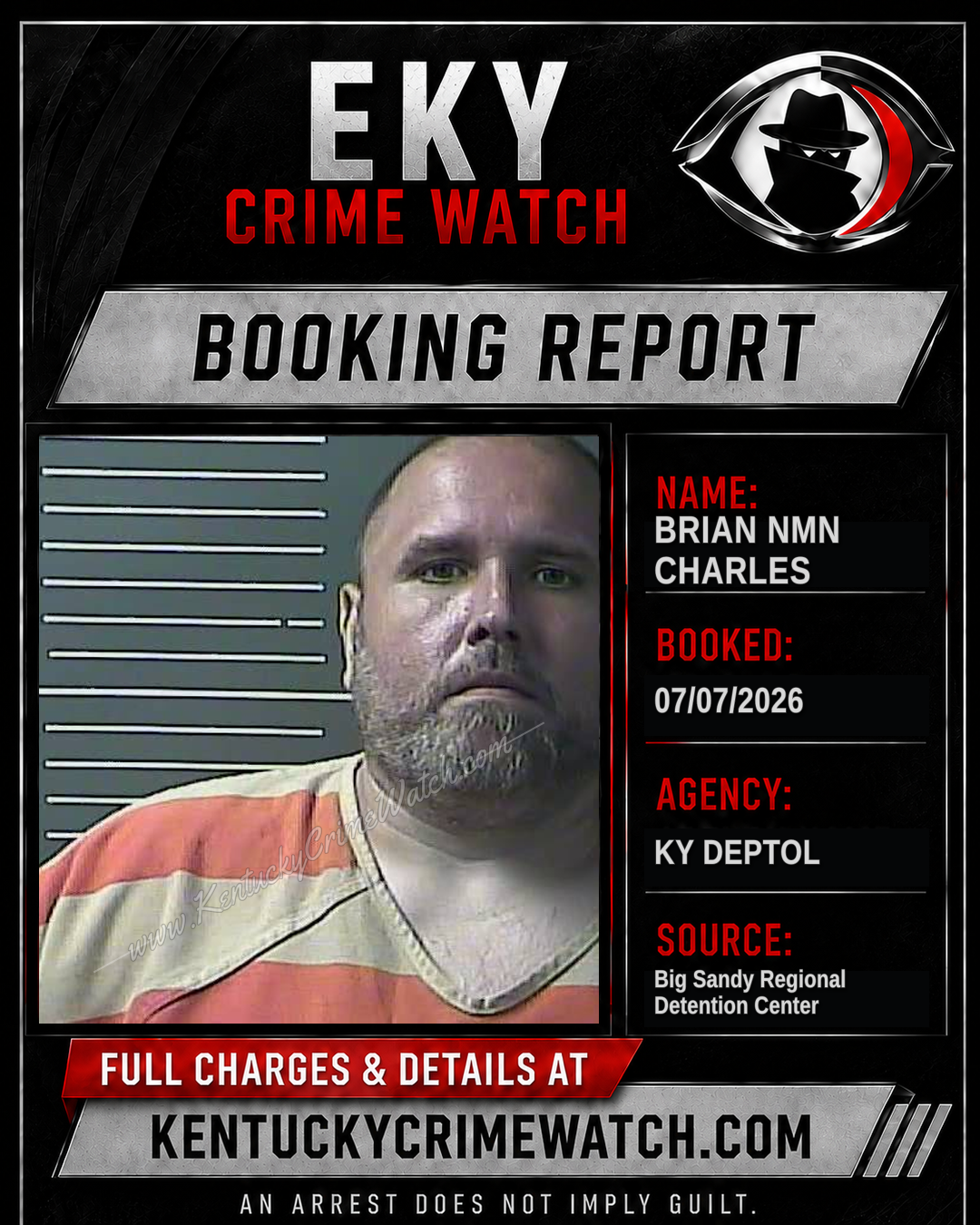 BRIAN NMN CHARLES booking image