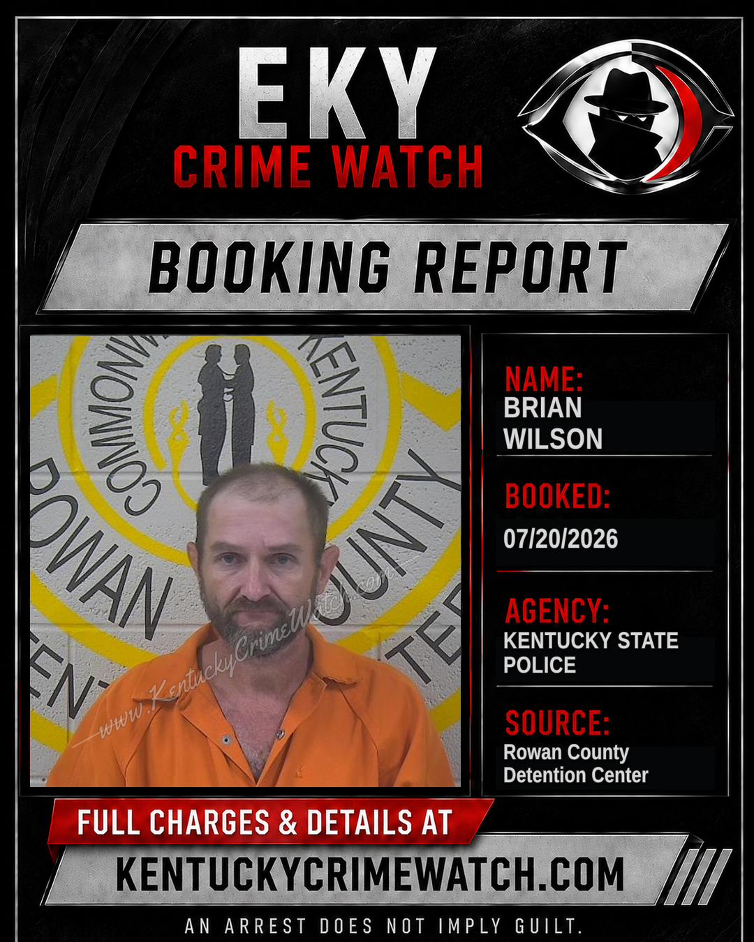 BRIAN WILSON booking image