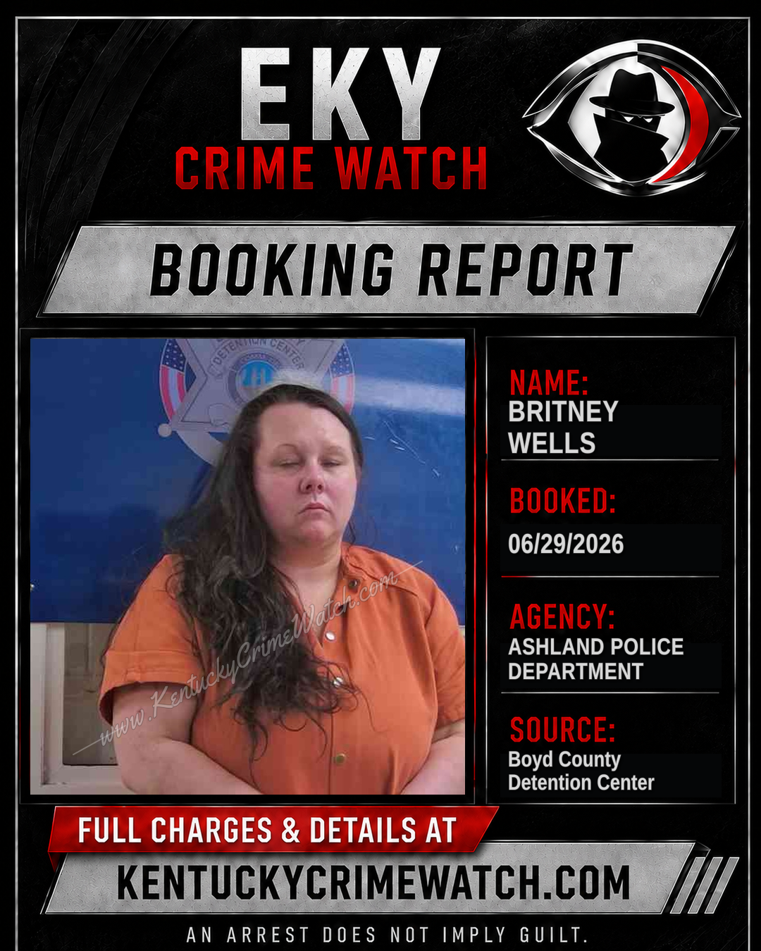 BRITNEY WELLS booking image