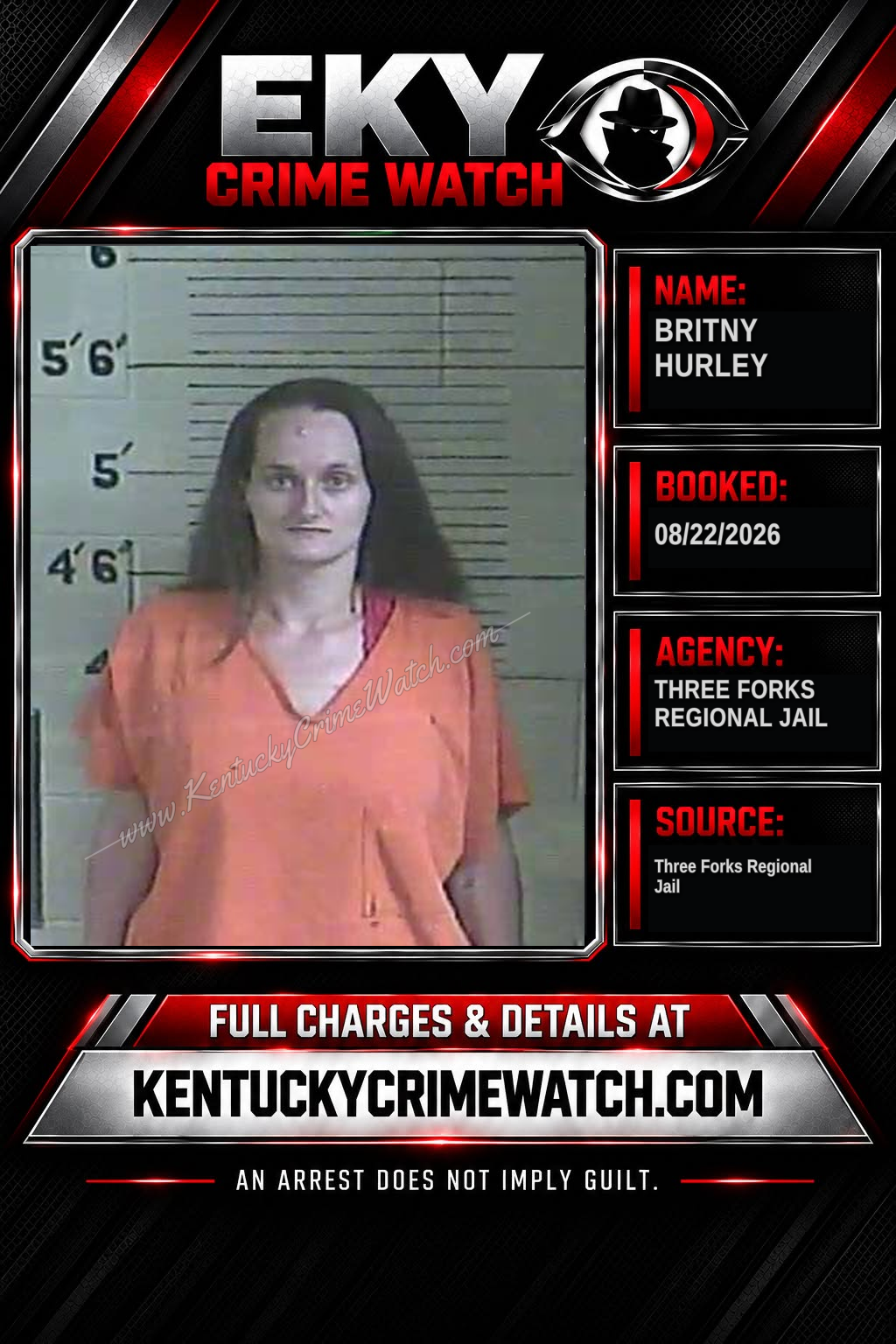 Britny Hurley booking image