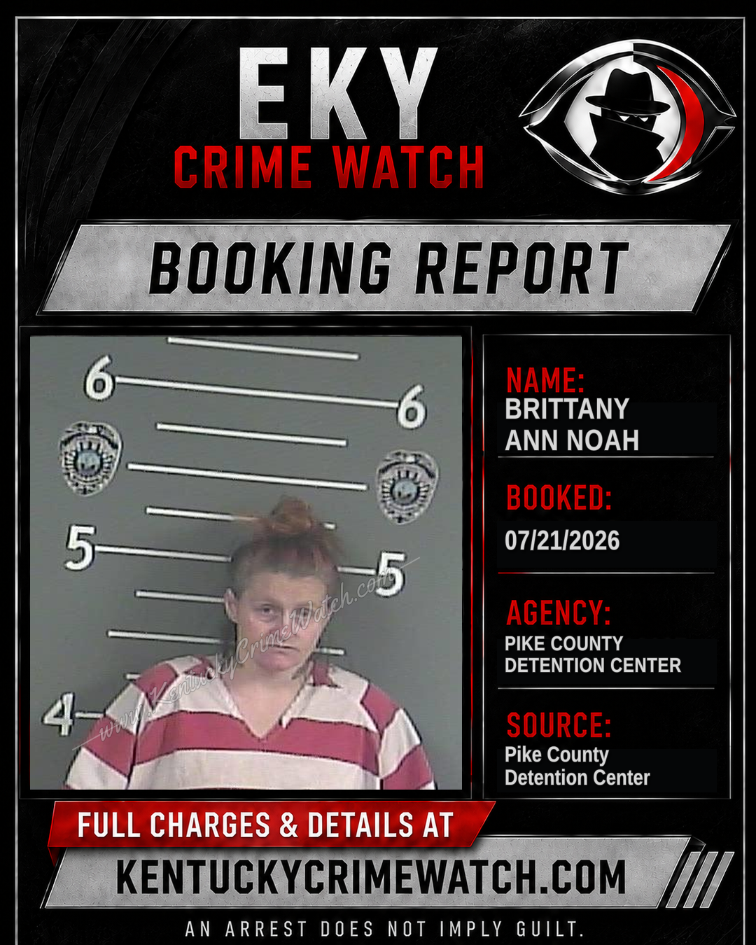BRITTANY ANN NOAH booking image