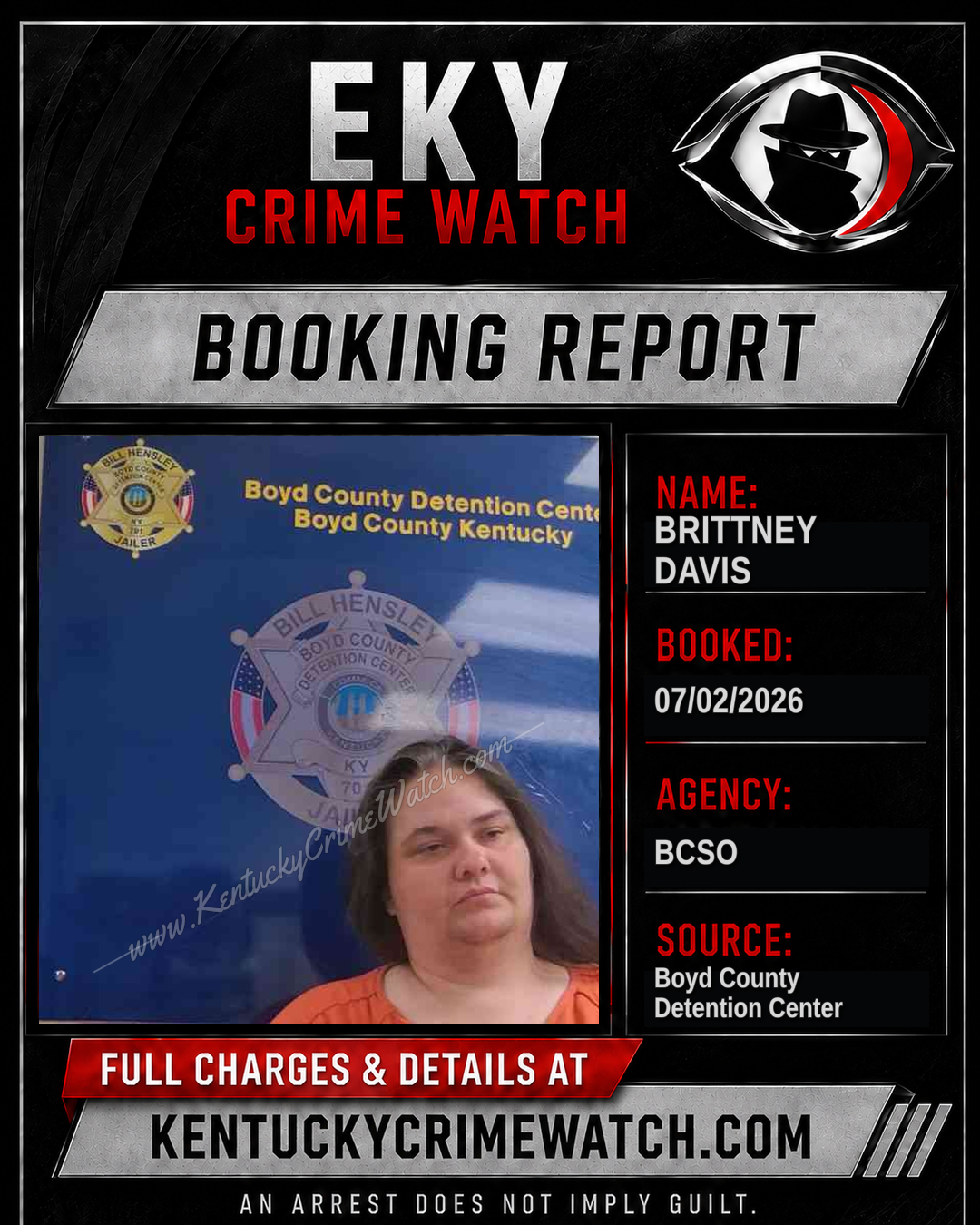 BRITTNEY DAVIS booking image