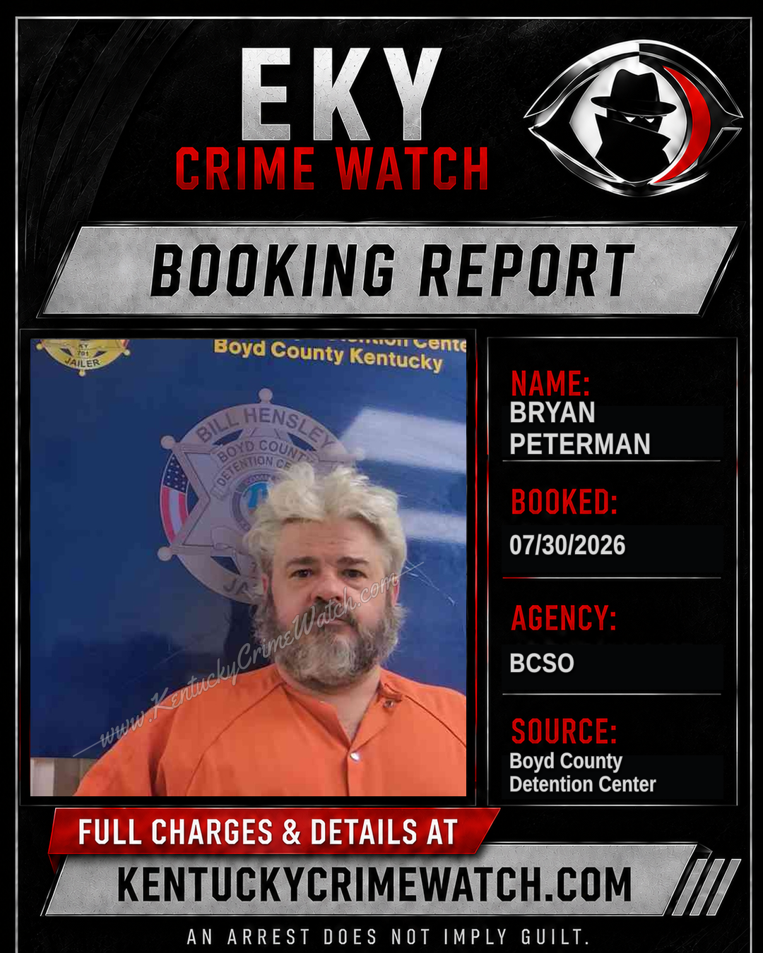 BRYAN PETERMAN booking image