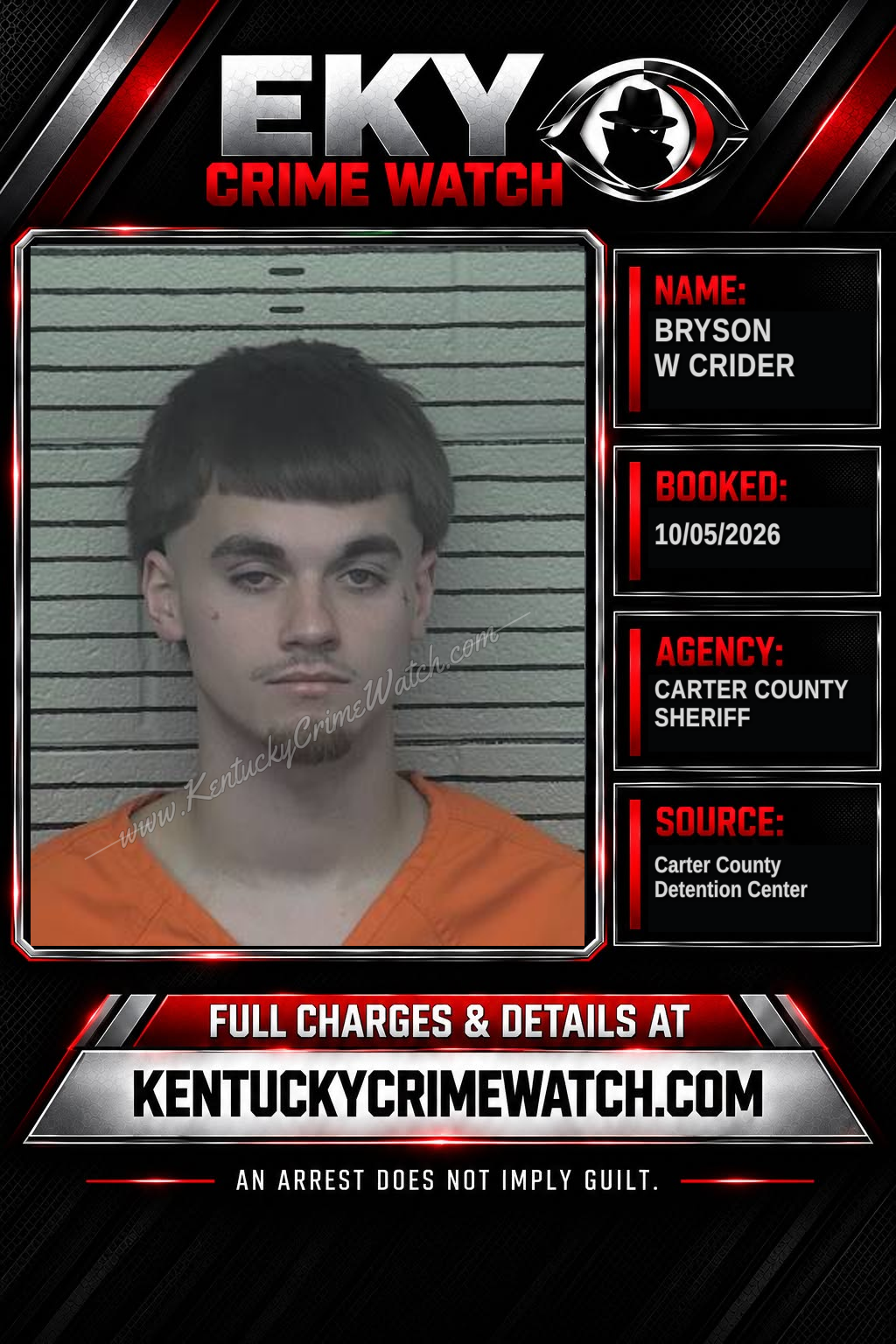 BRYSON W CRIDER booking image