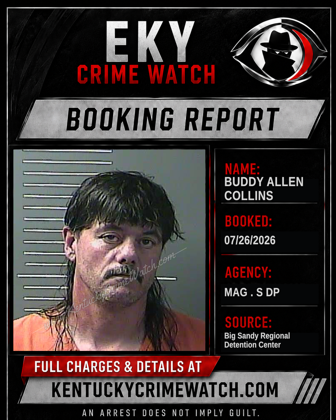 BUDDY ALLEN COLLINS booking image