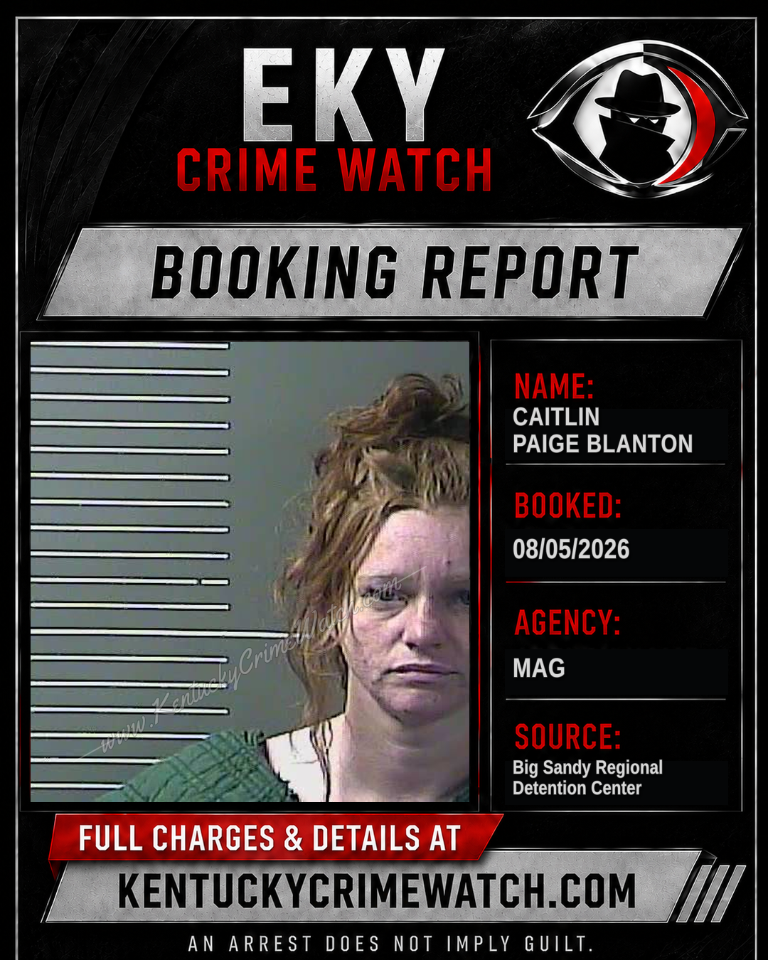 CAITLIN PAIGE BLANTON booking image