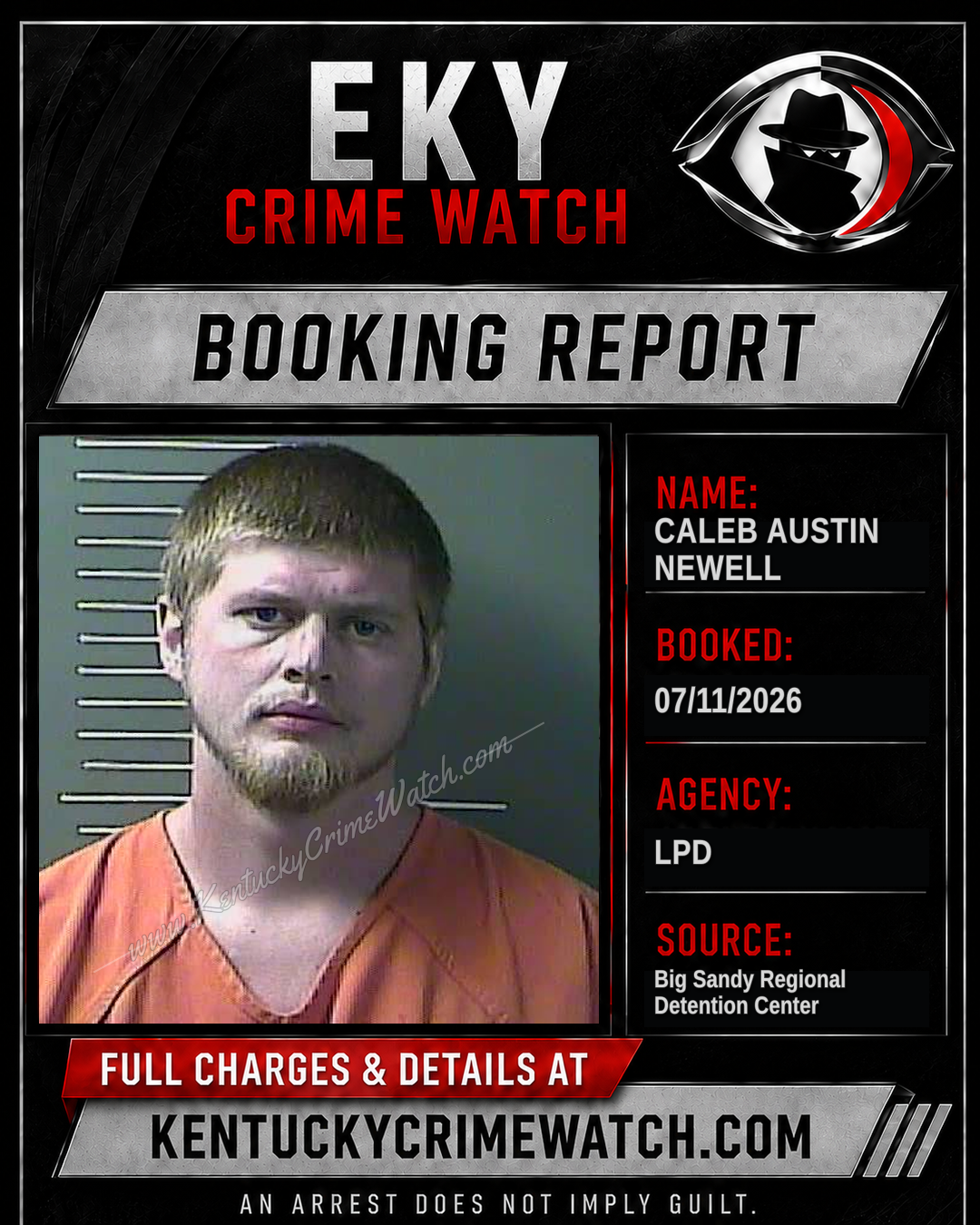 CALEB AUSTIN NEWELL booking image