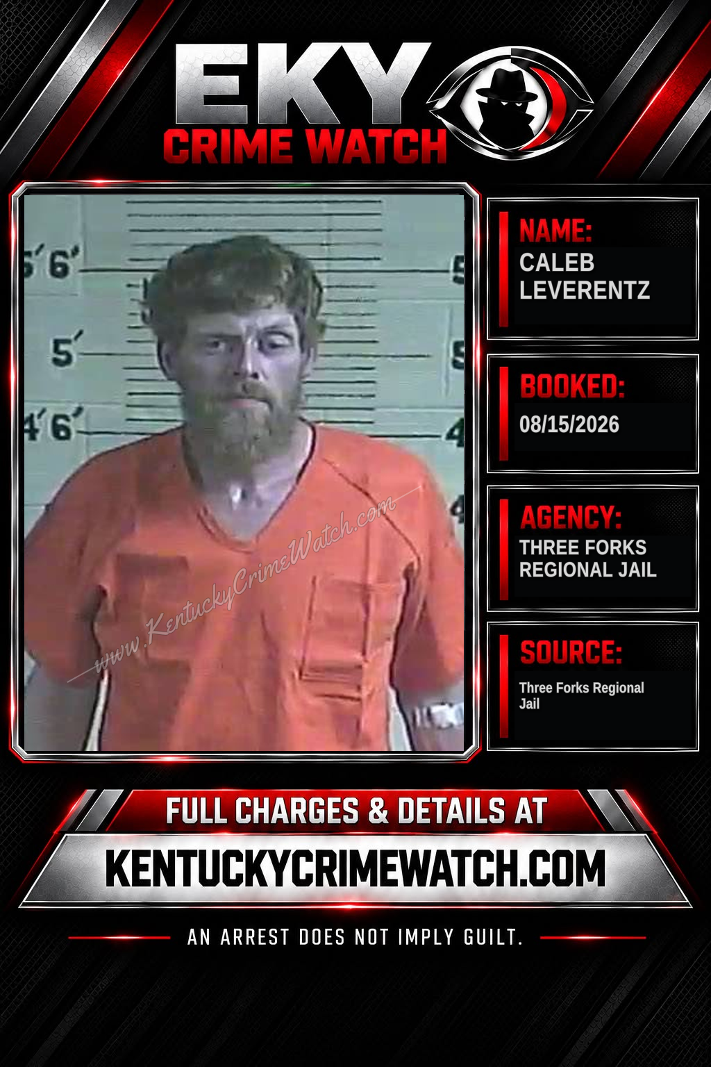 Caleb Leverentz booking image