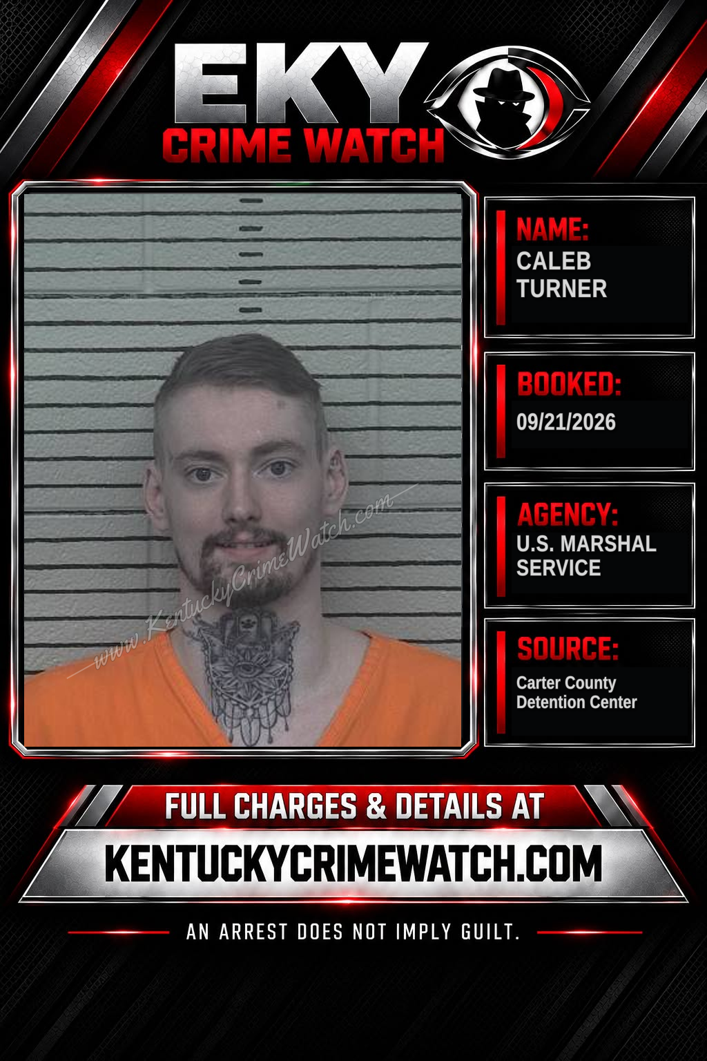 CALEB TURNER booking image