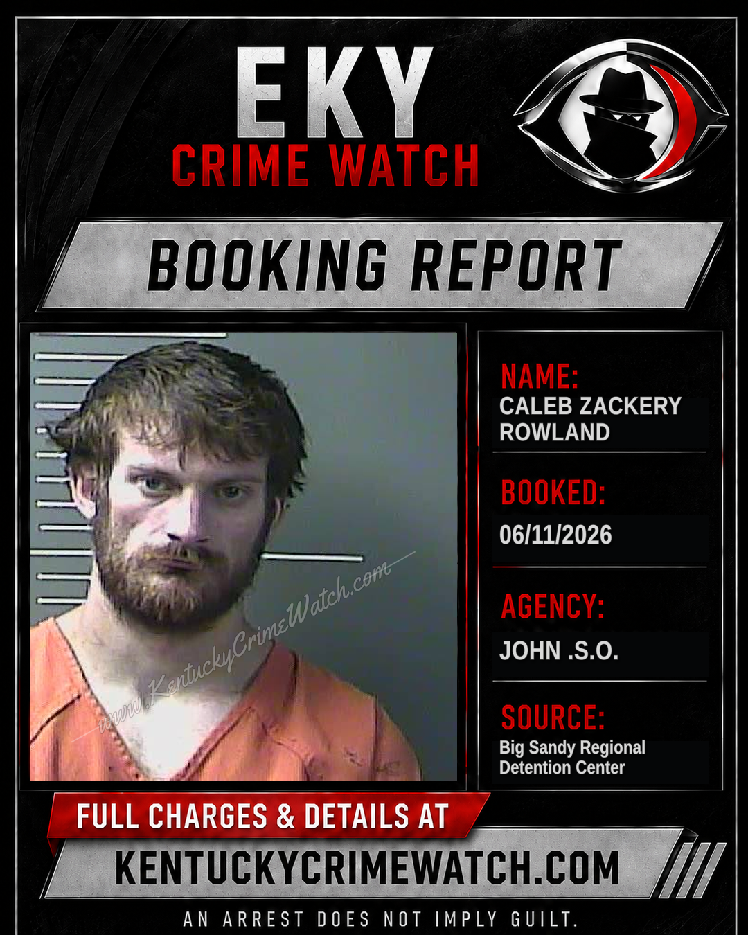 CALEB ZACKERY ROWLAND booking image