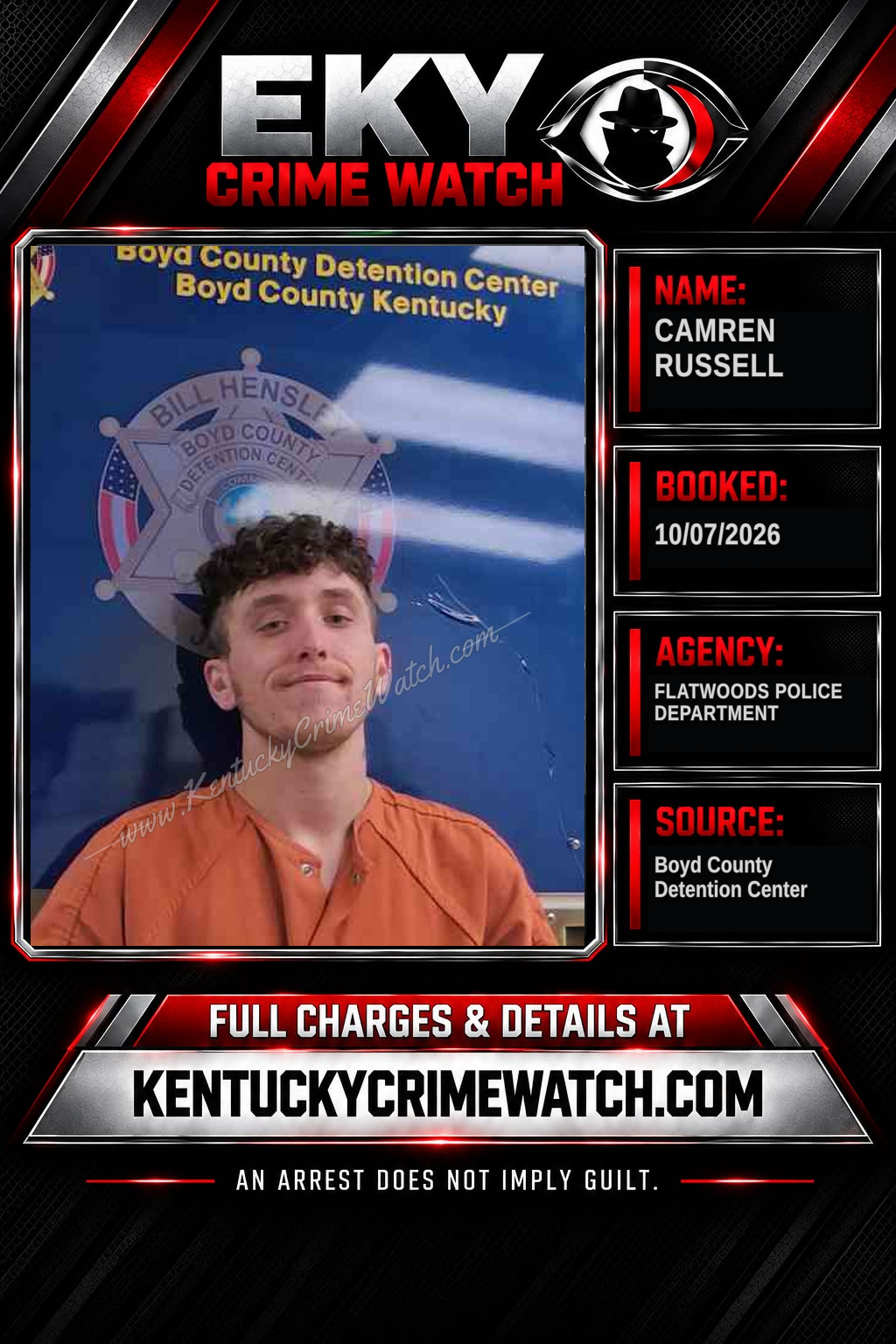 CAMREN RUSSELL booking image