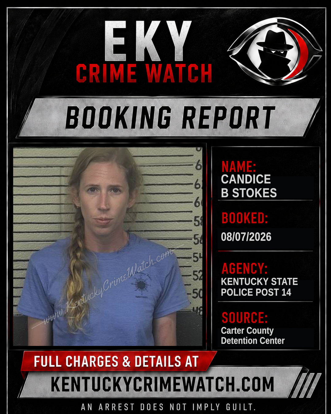 CANDICE B STOKES booking image