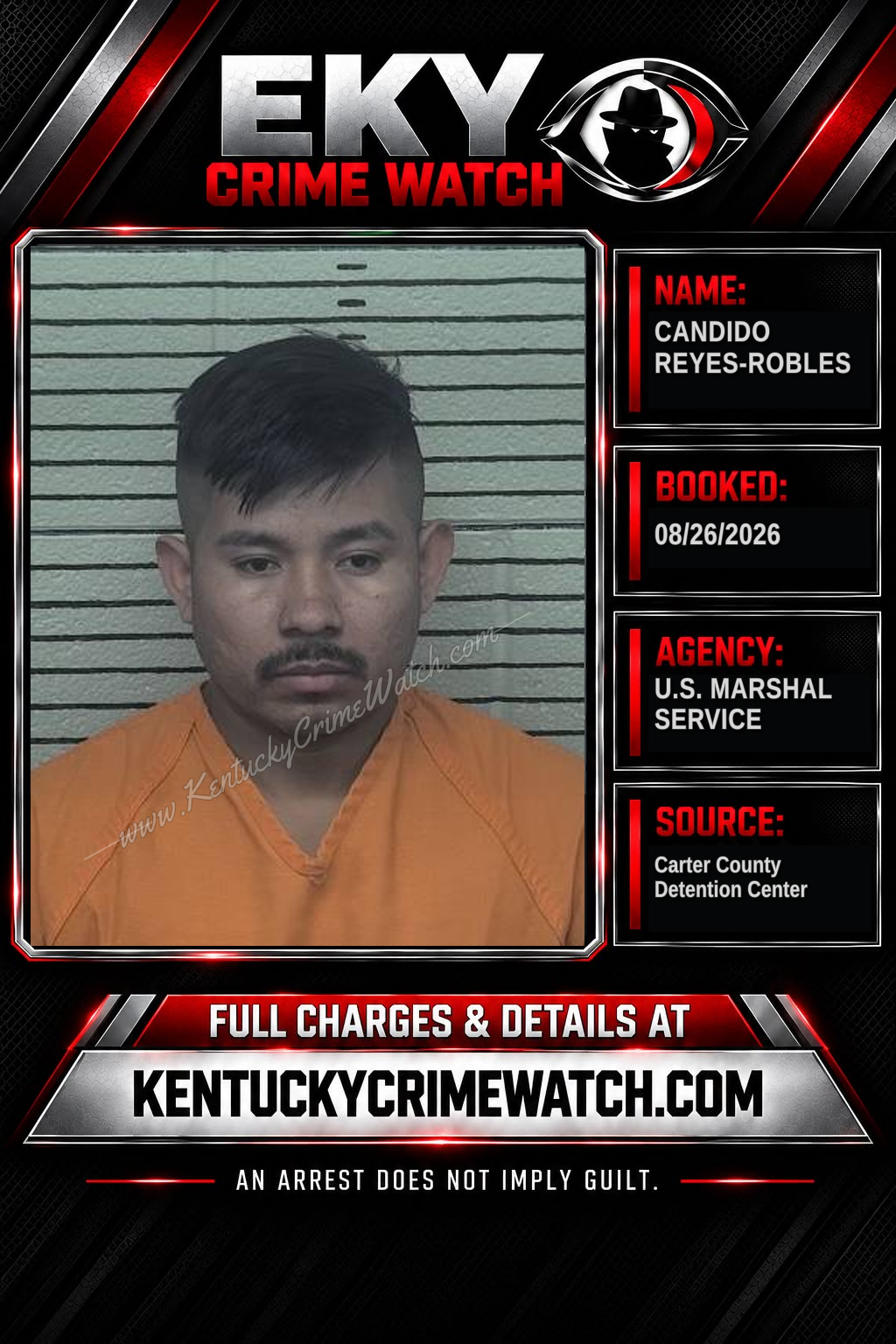 CANDIDO REYES-ROBLES booking image