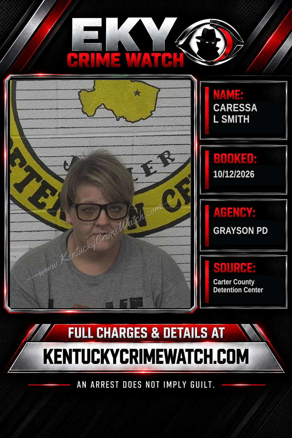 CARESSA L SMITH booking image