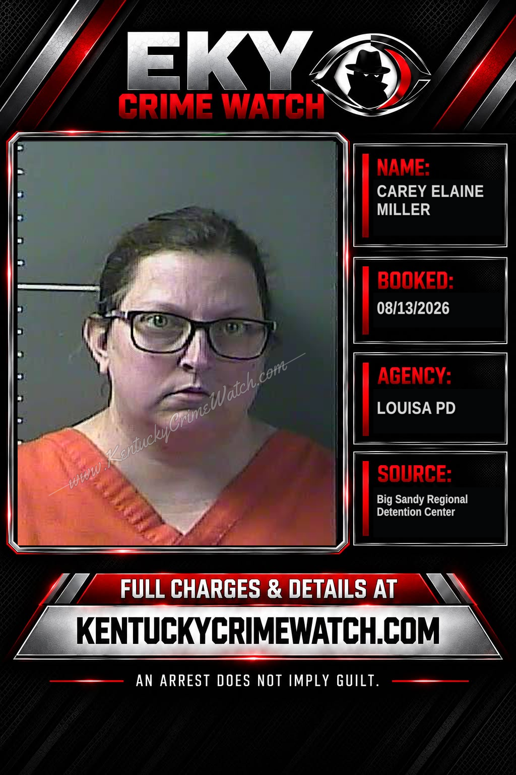 CAREY ELAINE MILLER booking image