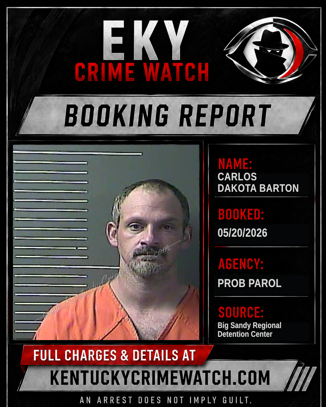 CARLOS DAKOTA BARTON booking image