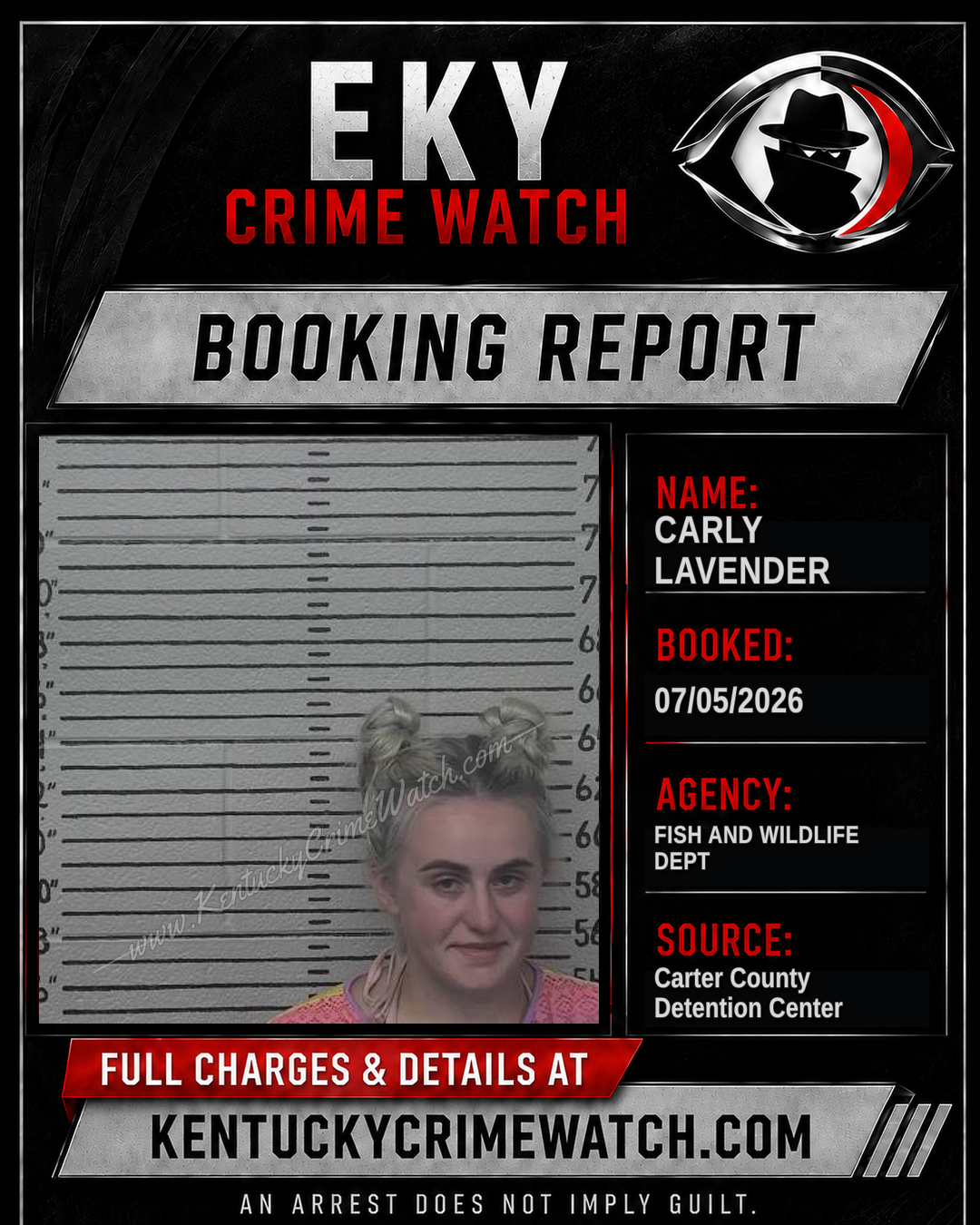 CARLY LAVENDER booking image