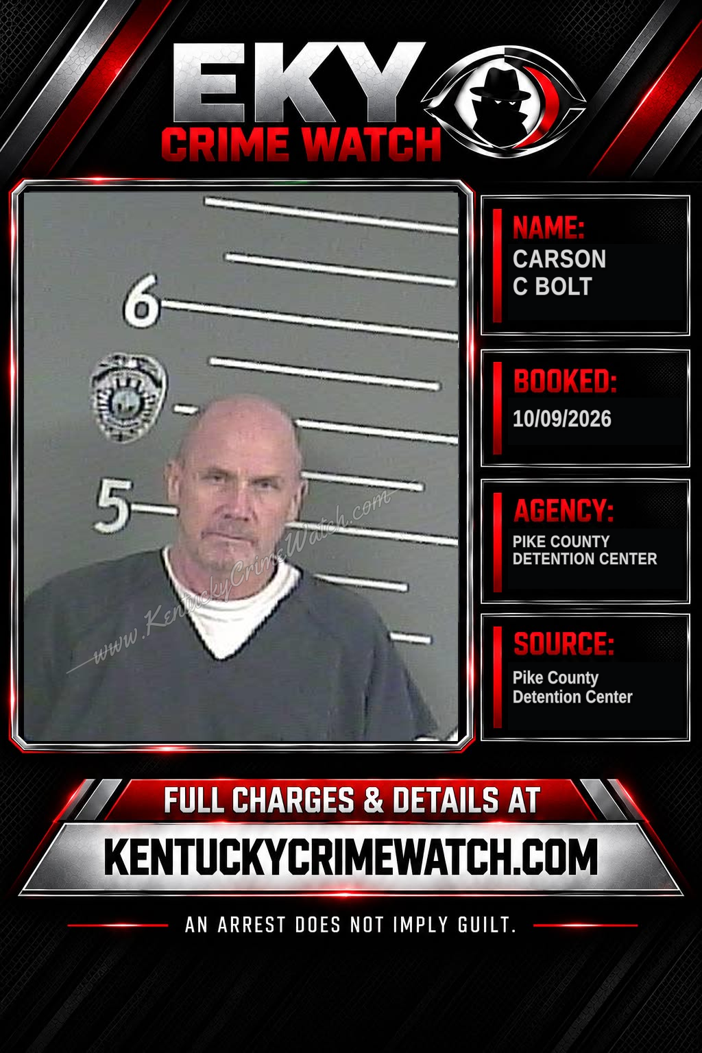 CARSON C BOLT booking image