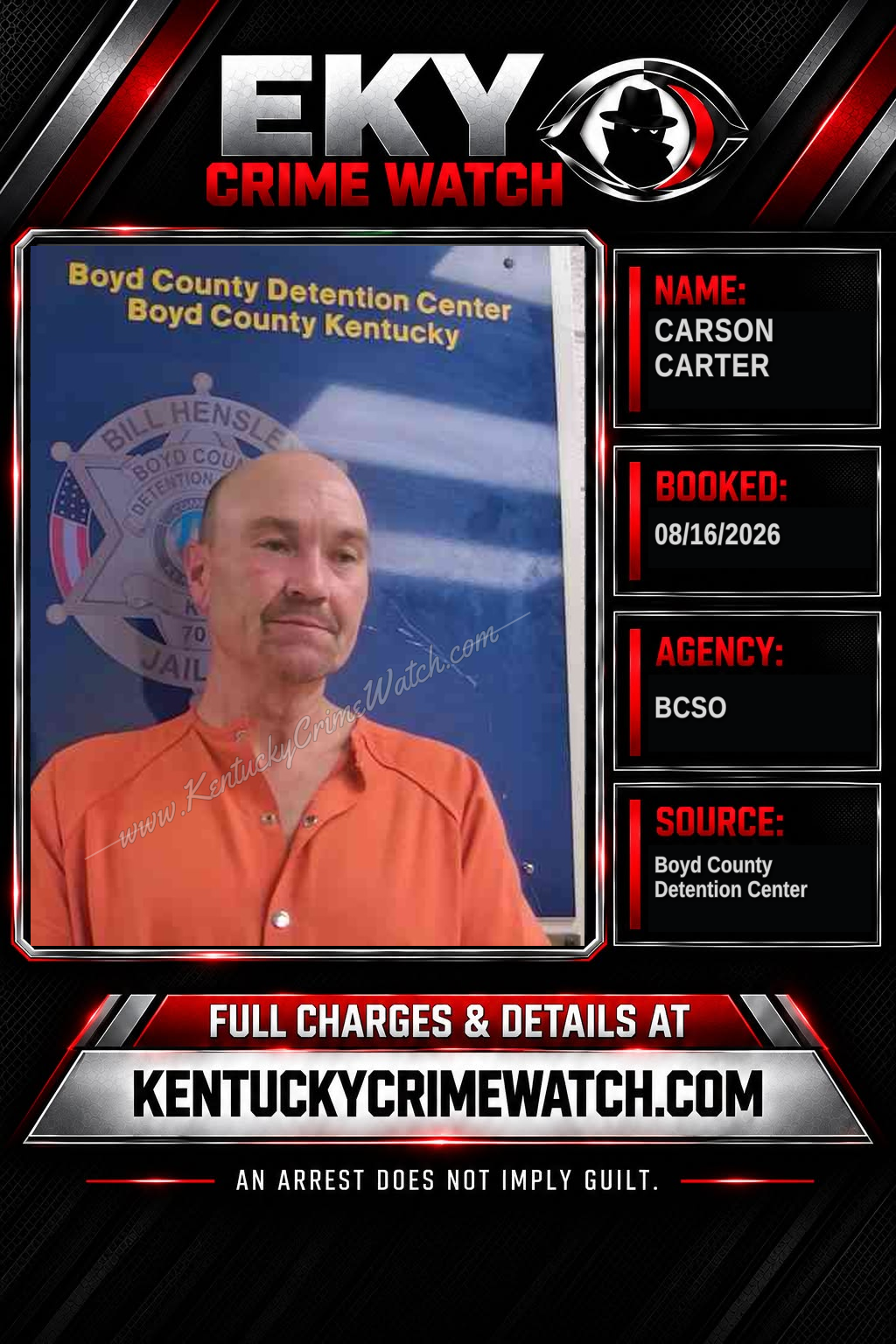 CARSON CARTER booking image