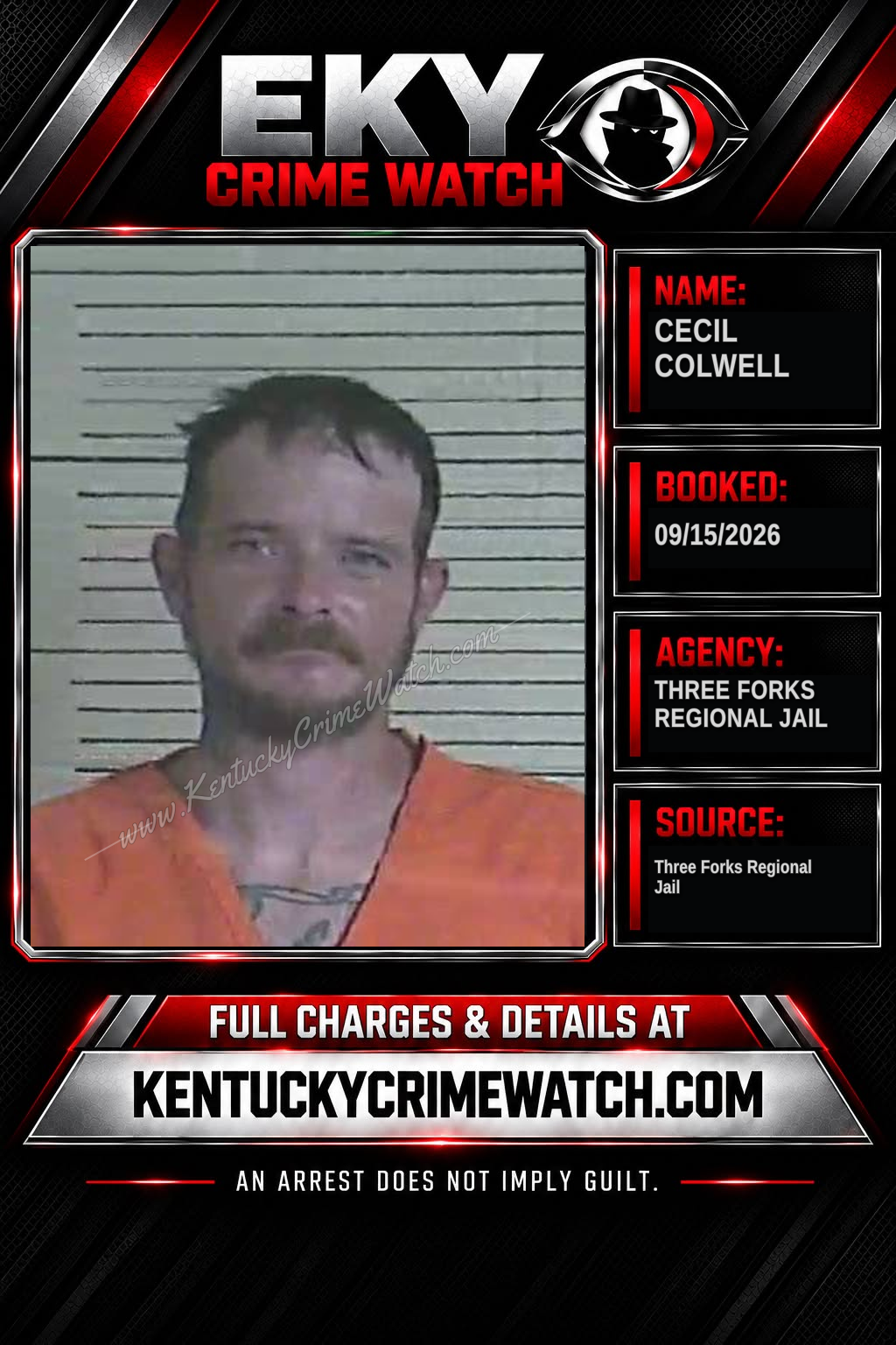 Cecil Colwell booking image