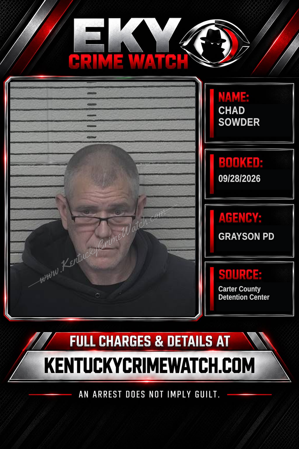 CHAD SOWDER booking image