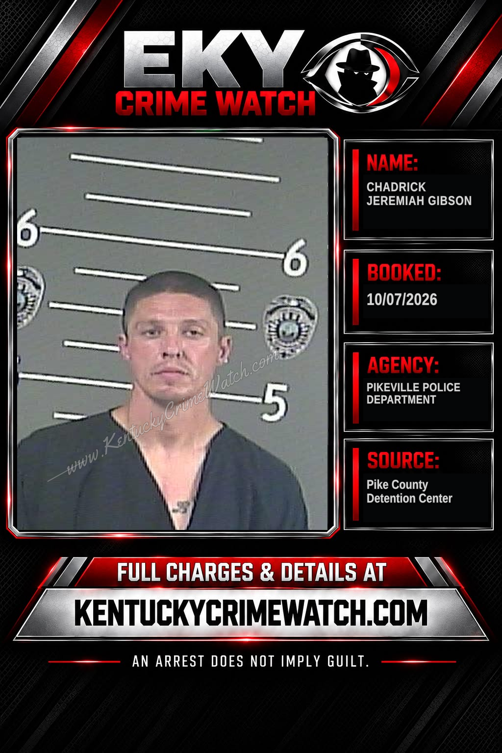 CHADRICK JEREMIAH GIBSON booking image