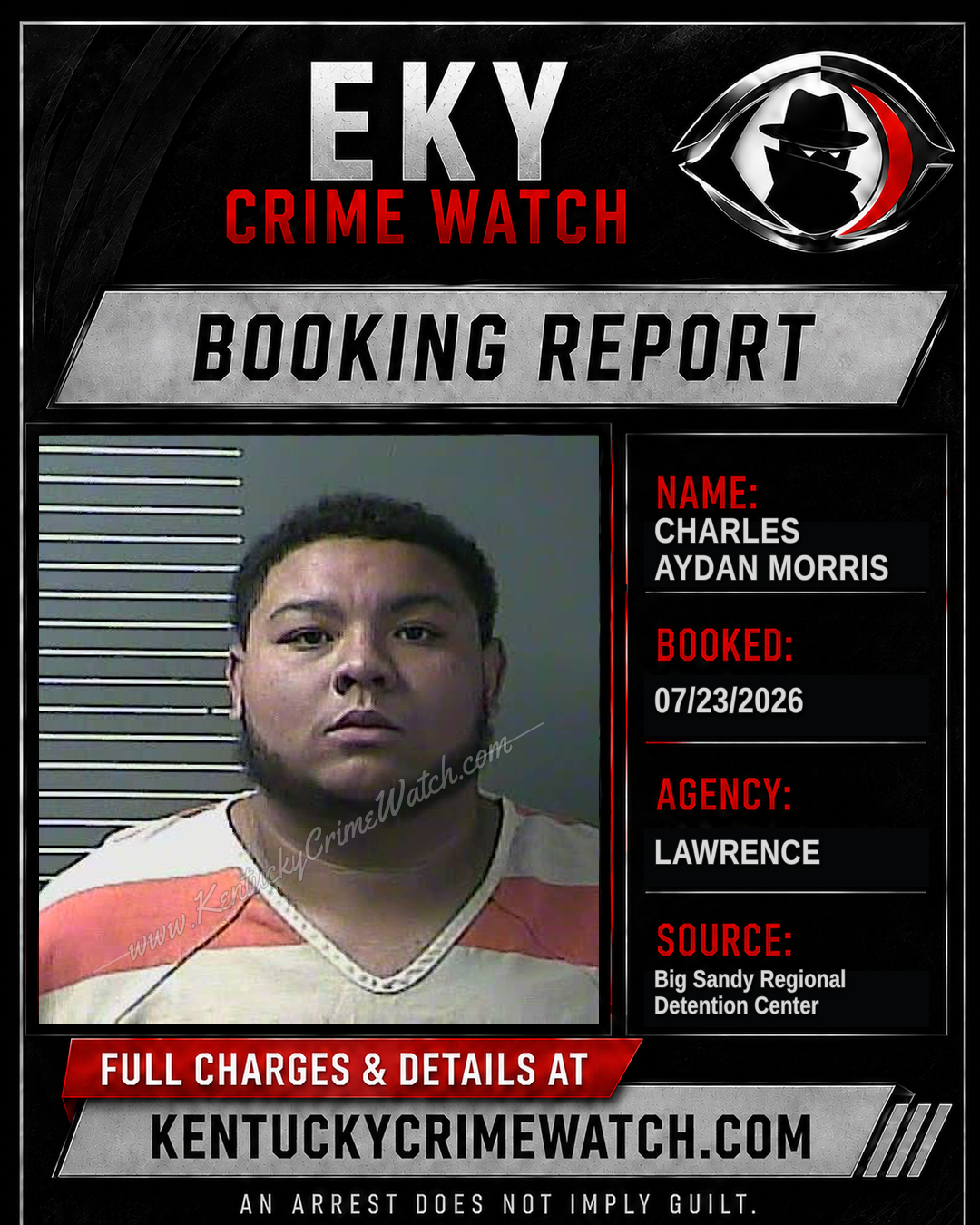 CHARLES AYDAN MORRIS booking image