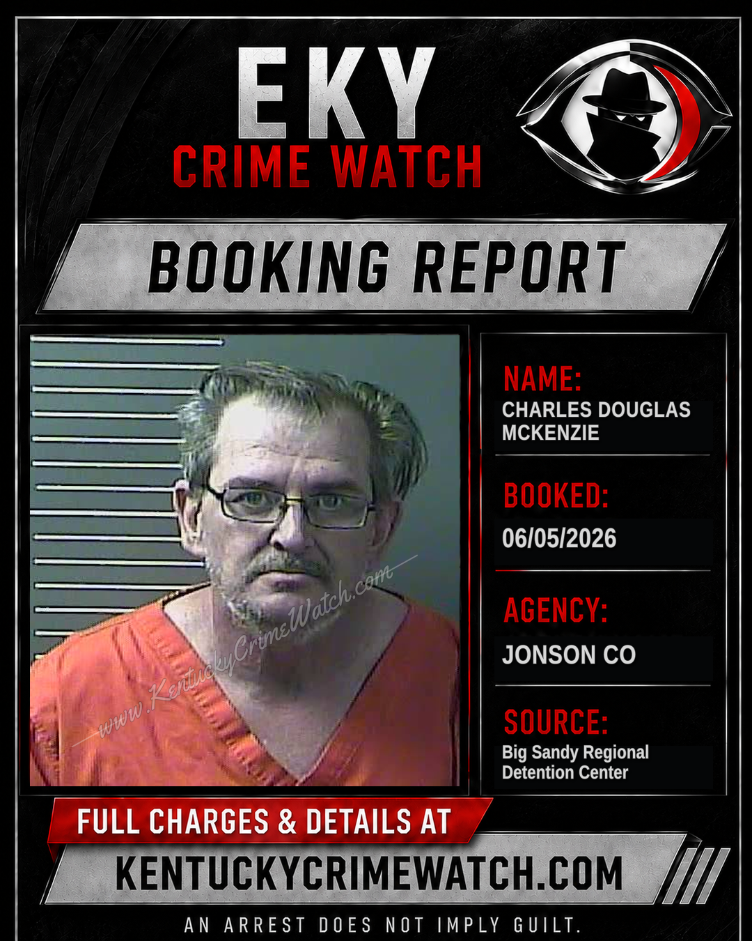 CHARLES DOUGLAS MCKENZIE booking image