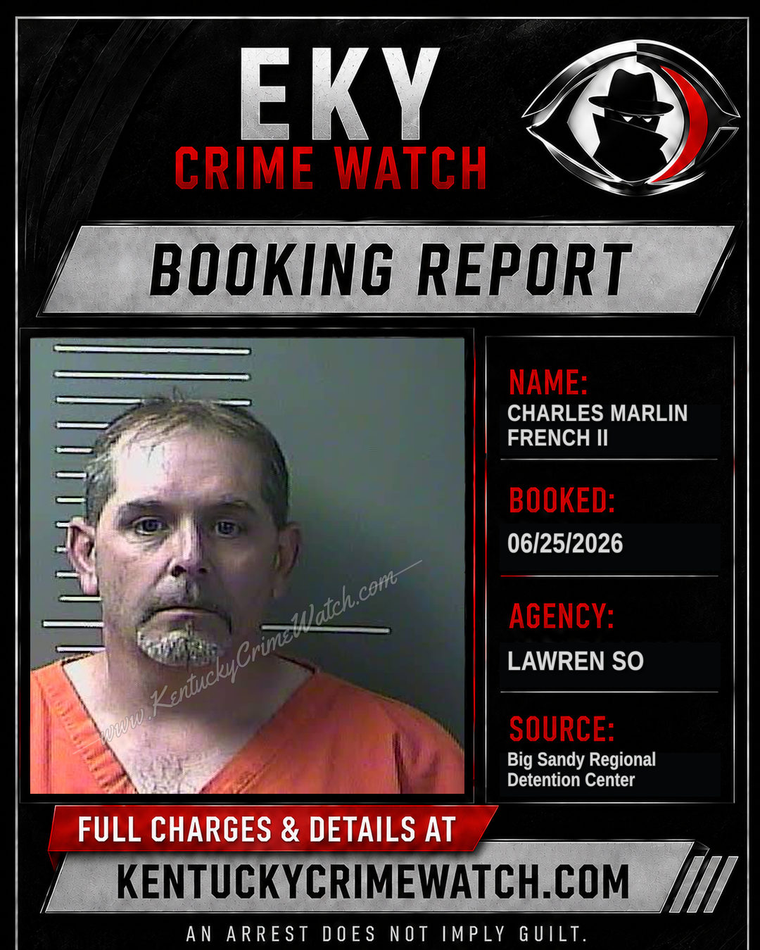 CHARLES Marlin FRENCH II booking image