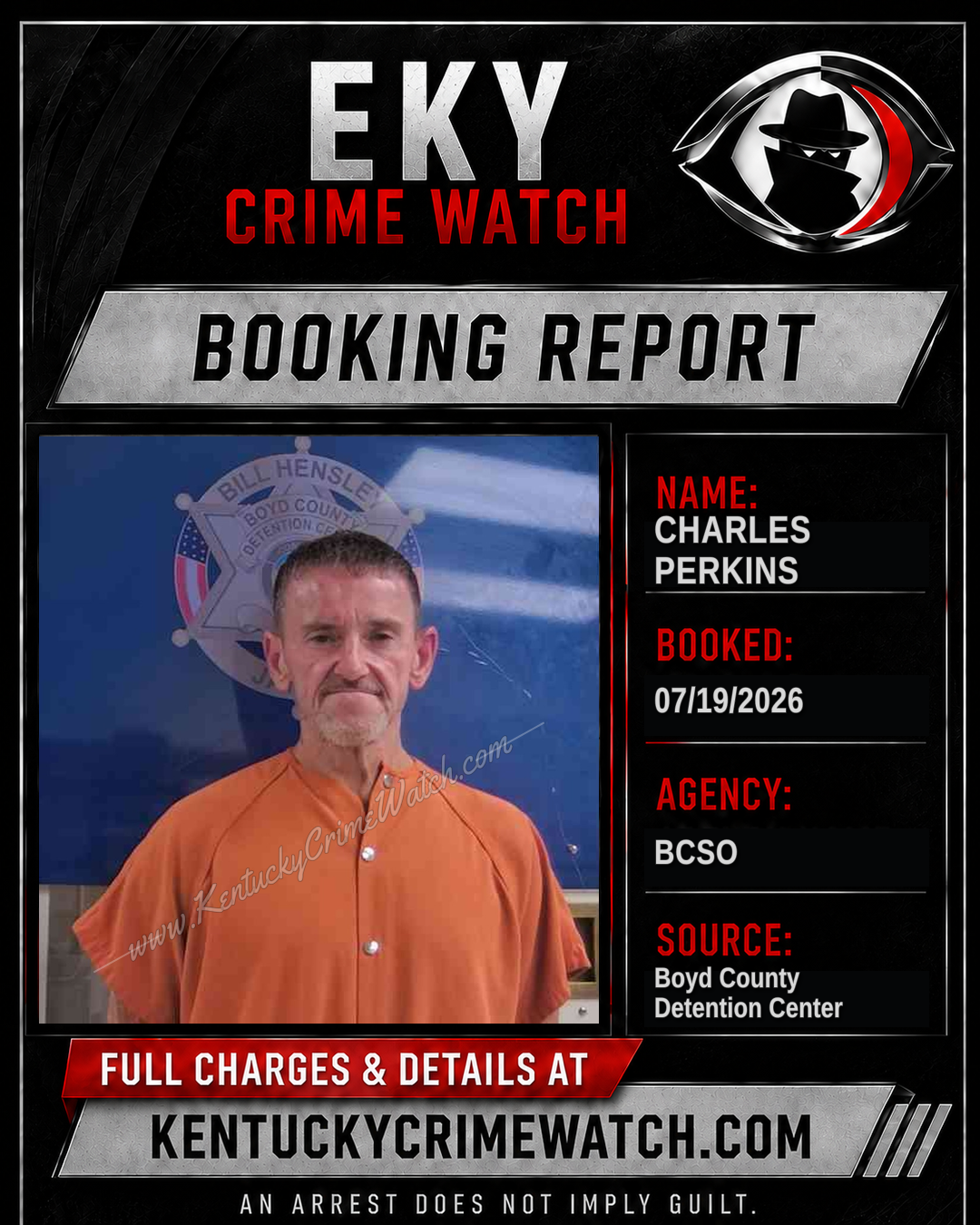 CHARLES PERKINS booking image
