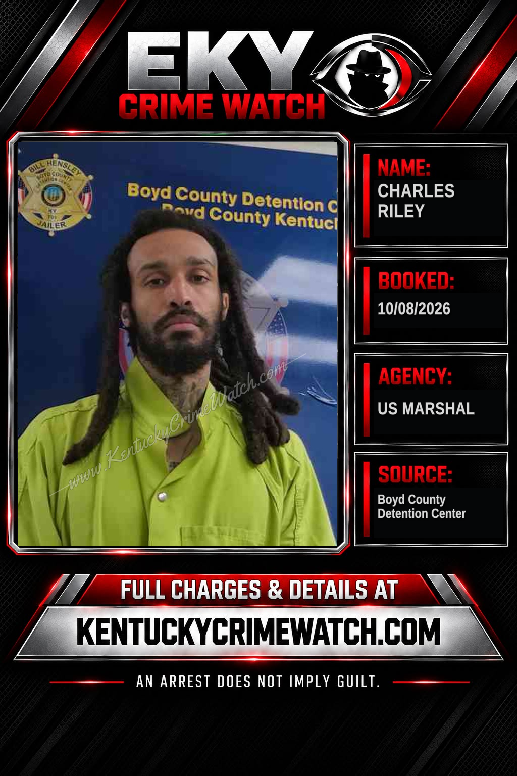 CHARLES RILEY booking image