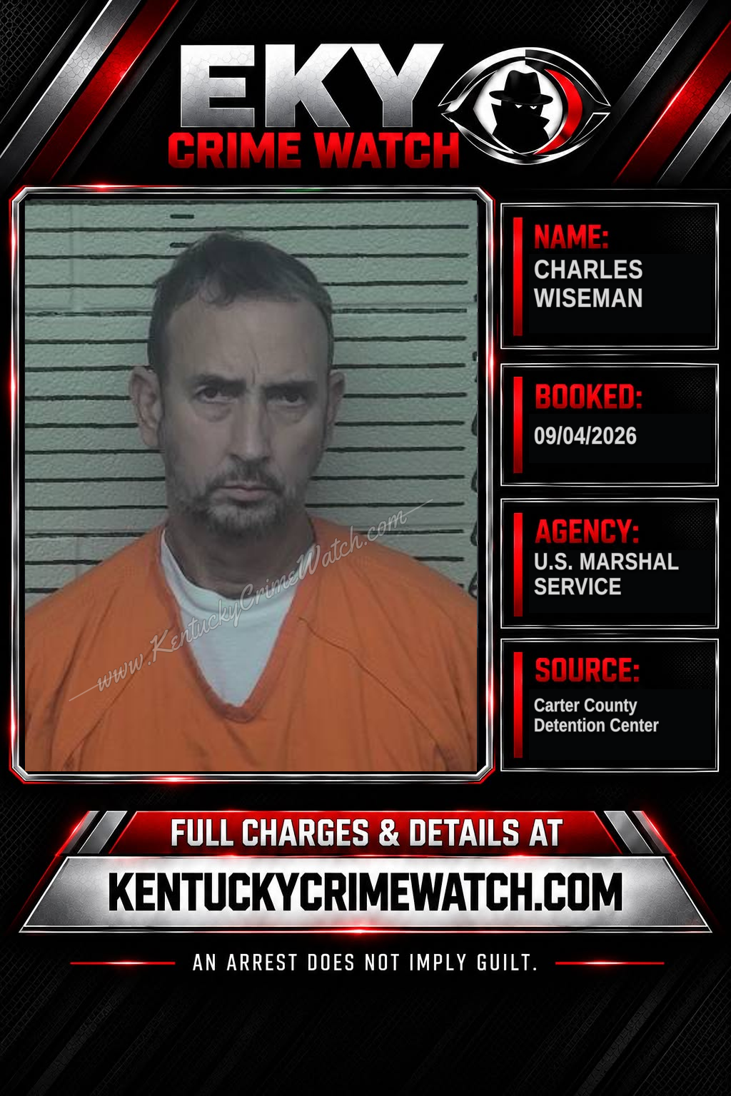 CHARLES WISEMAN booking image