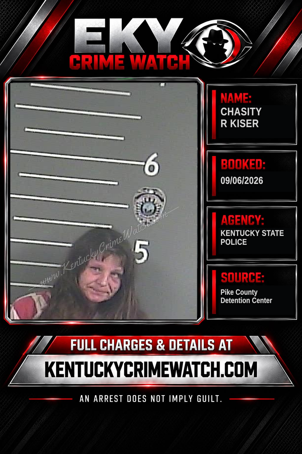 CHASITY R KISER booking image