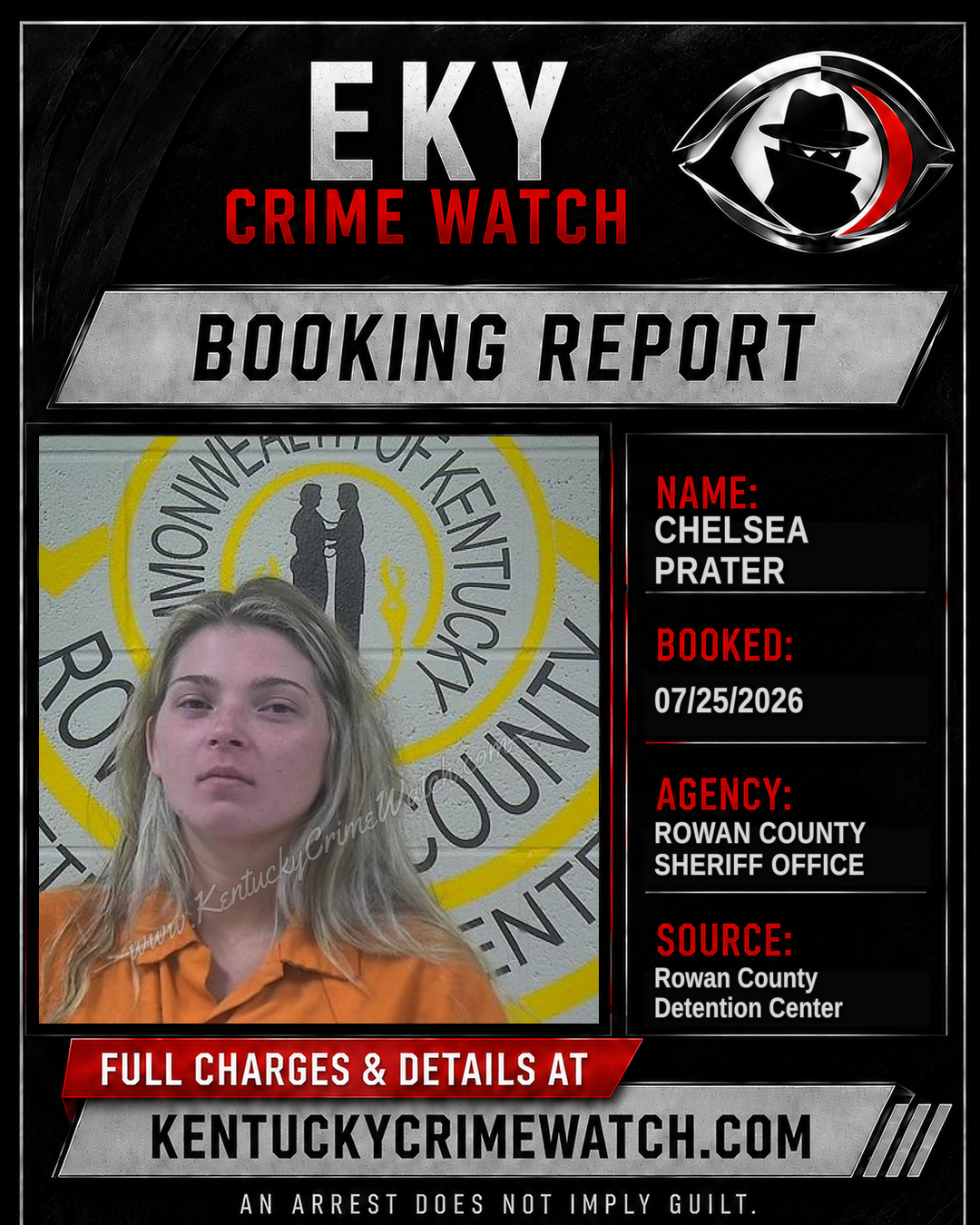 CHELSEA PRATER booking image