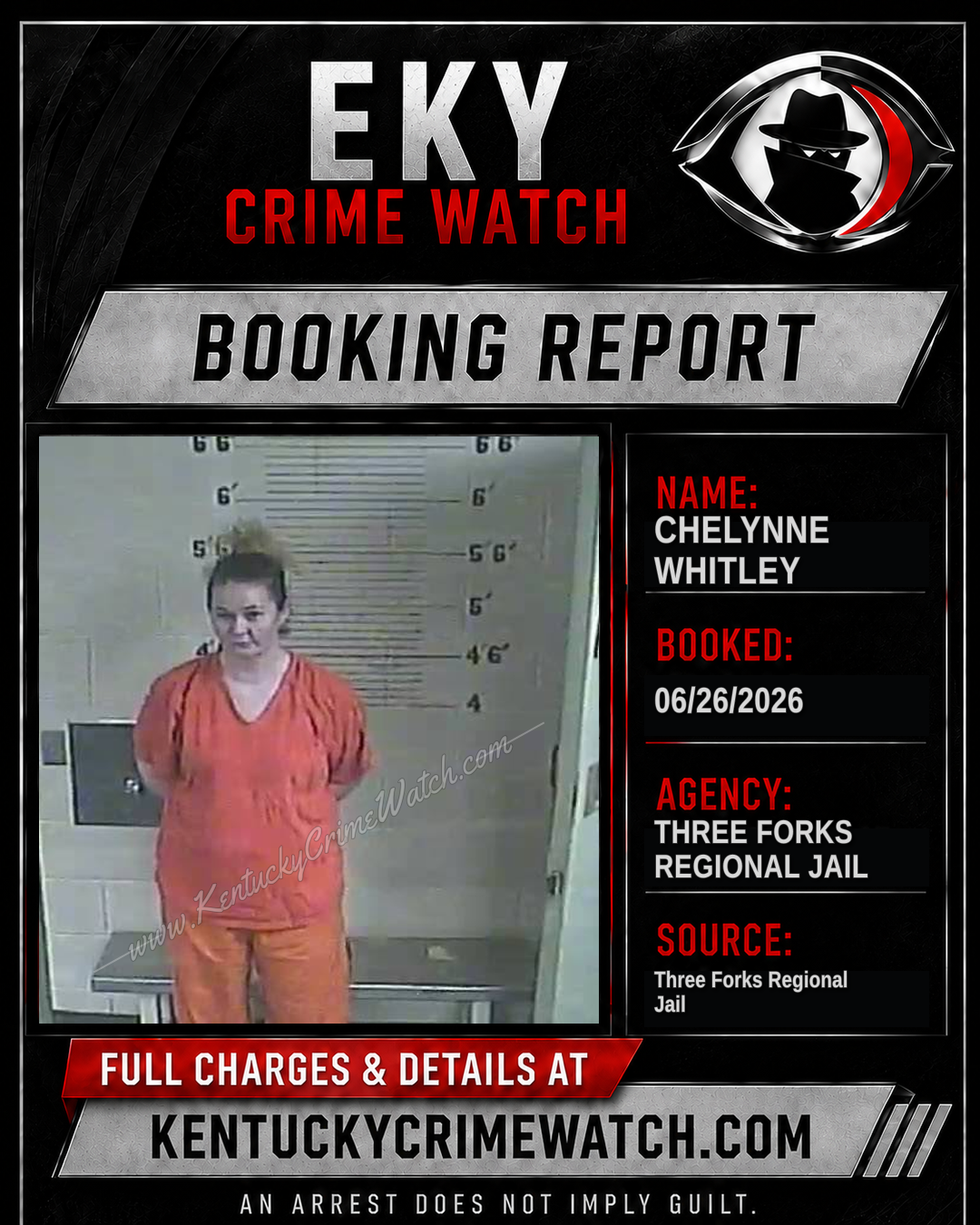 Chelynne Whitley booking image