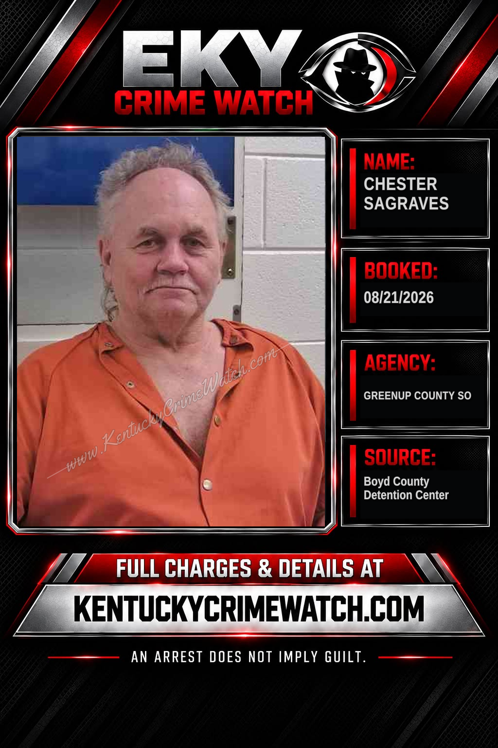 CHESTER SAGRAVES booking image