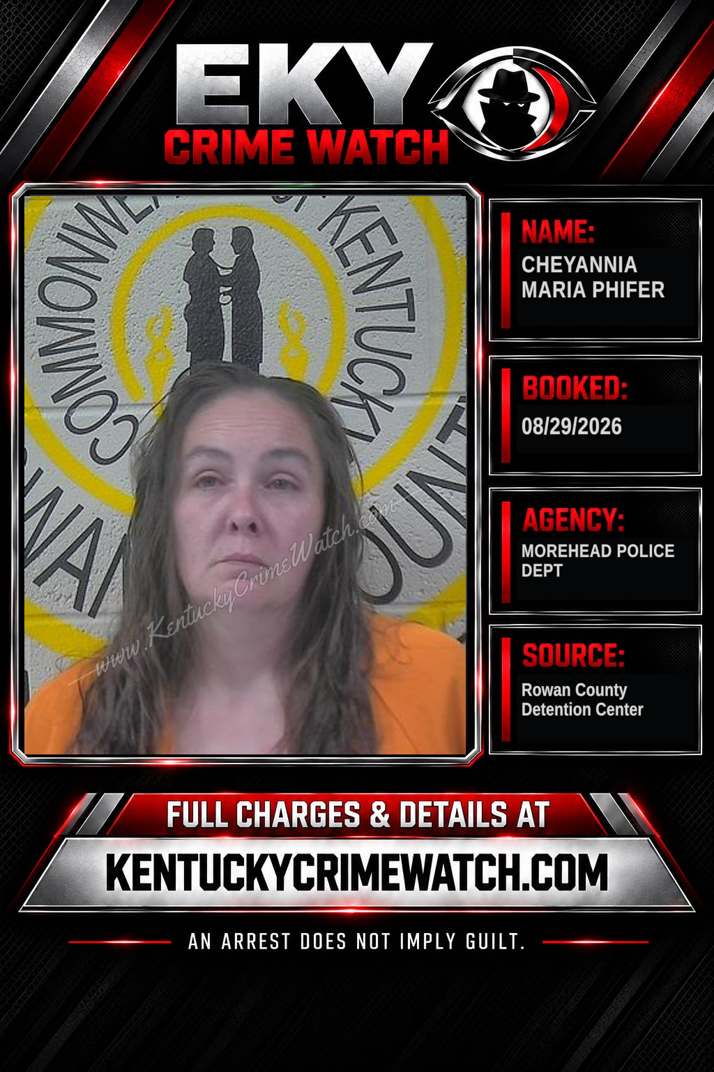 CHEYANNIA MARIA PHIFER booking image