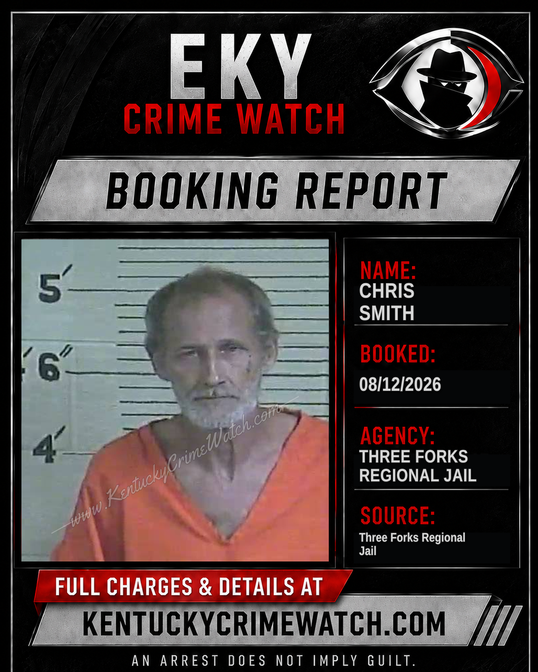Chris Smith booking image