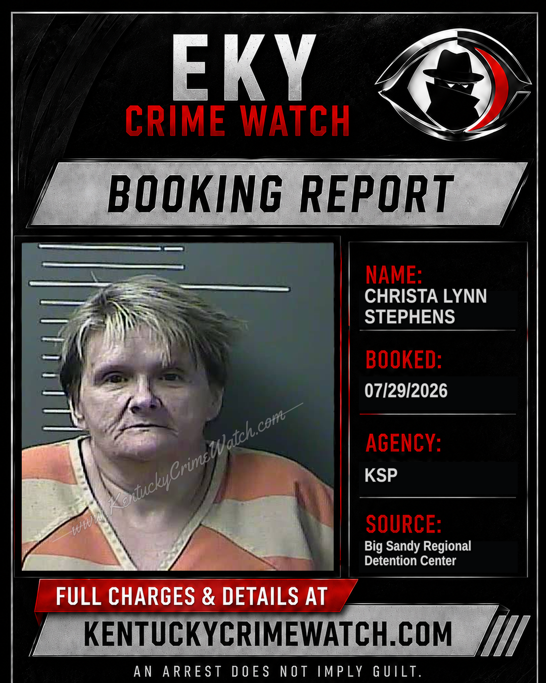CHRISTA LYNN STEPHENS booking image