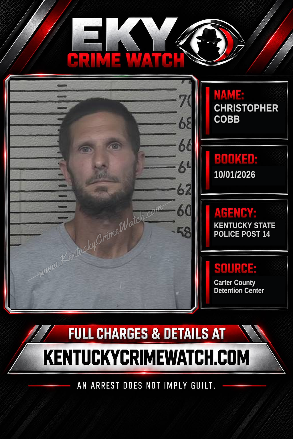 CHRISTOPHER COBB booking image