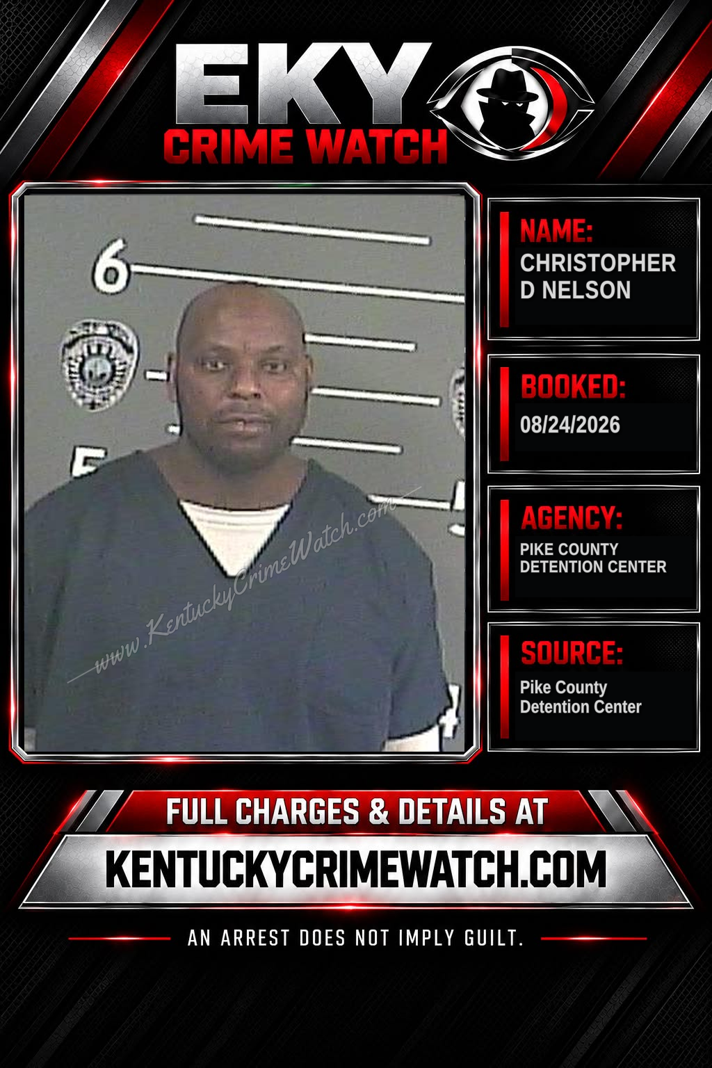 CHRISTOPHER D NELSON booking image